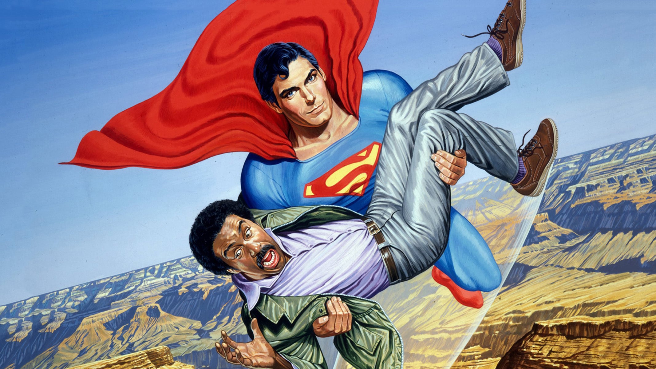 Superman Clark Kent Christopher Reeves Richard Pryor 2134x1200