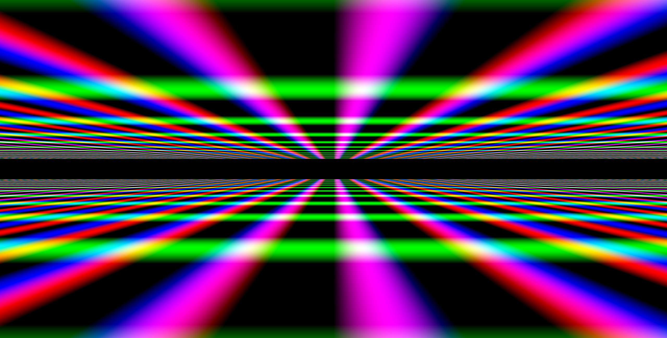 Simple Colorful Spectrum Lines 3D Abstract Digital Art Neon 2560x1298