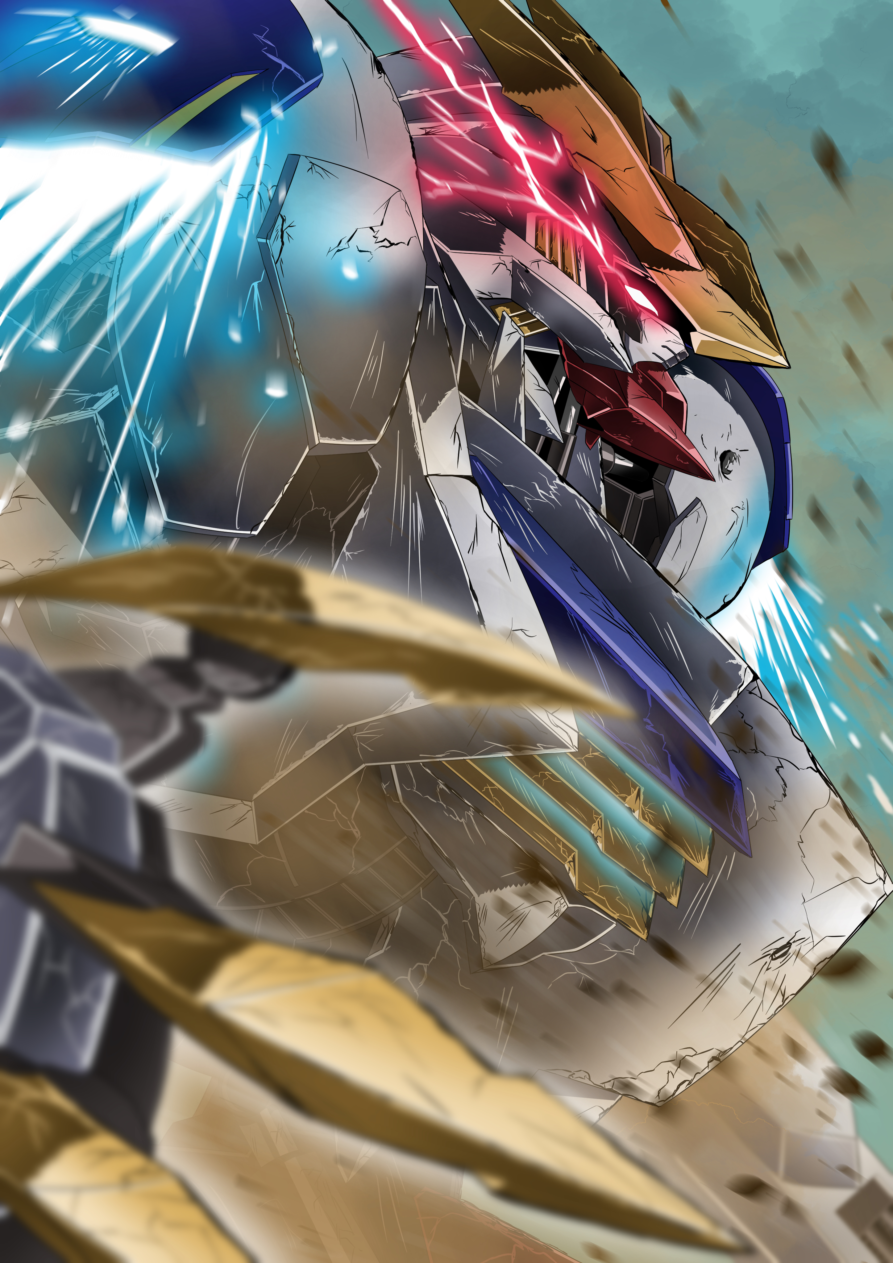ASWG08 Gundam Barbatos Lupus Rex Fanart  Zerochan Anime Image Board  Mobile