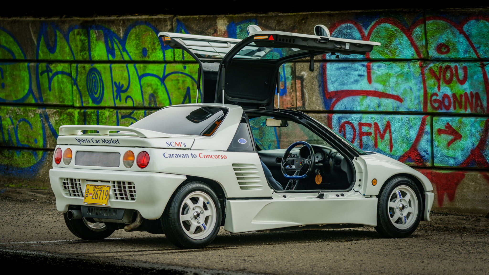 Sport Car Coupe Gull Wing Door Car 2048x1152