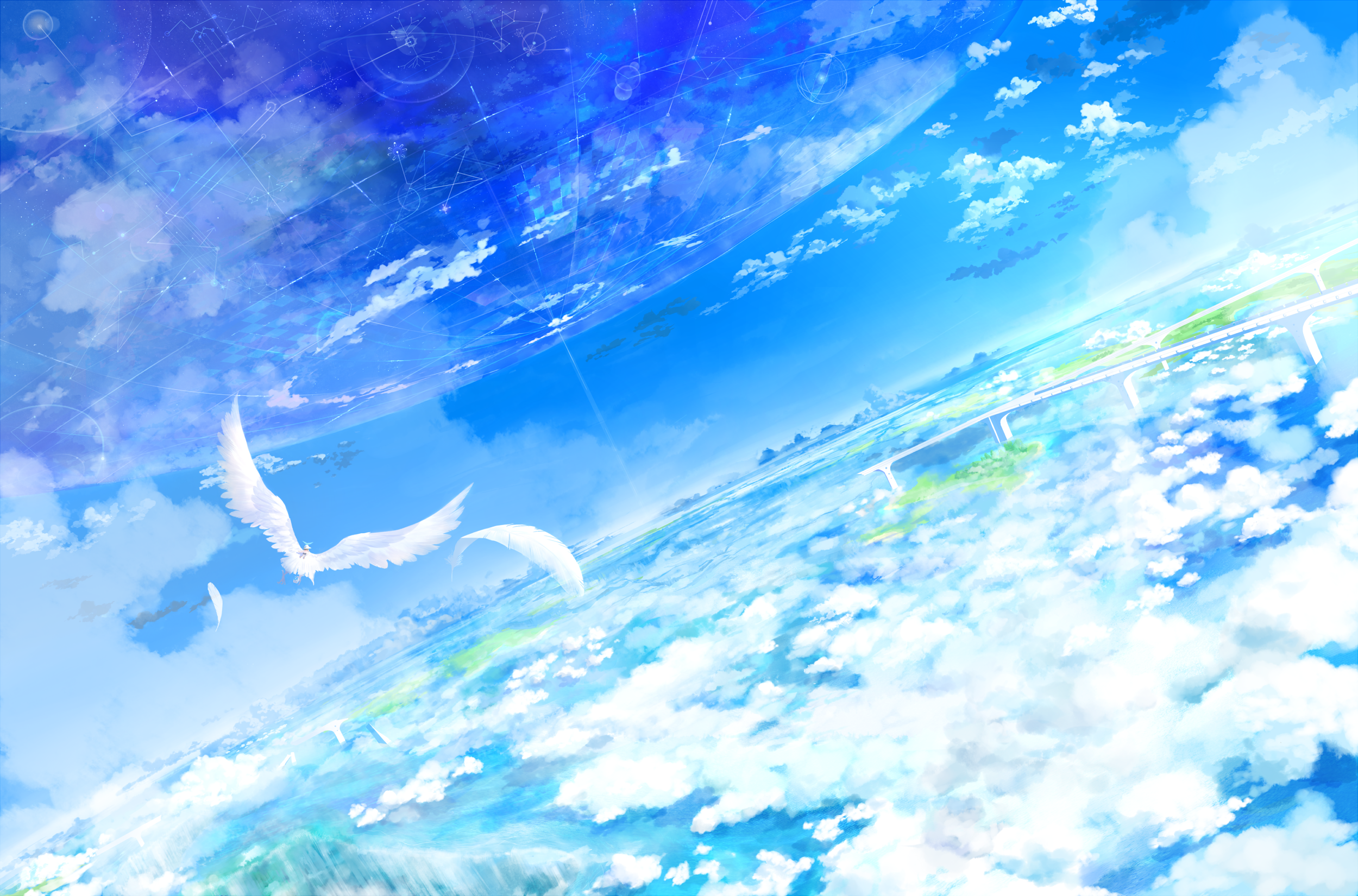 Cloud Bird Sky 2500x1650