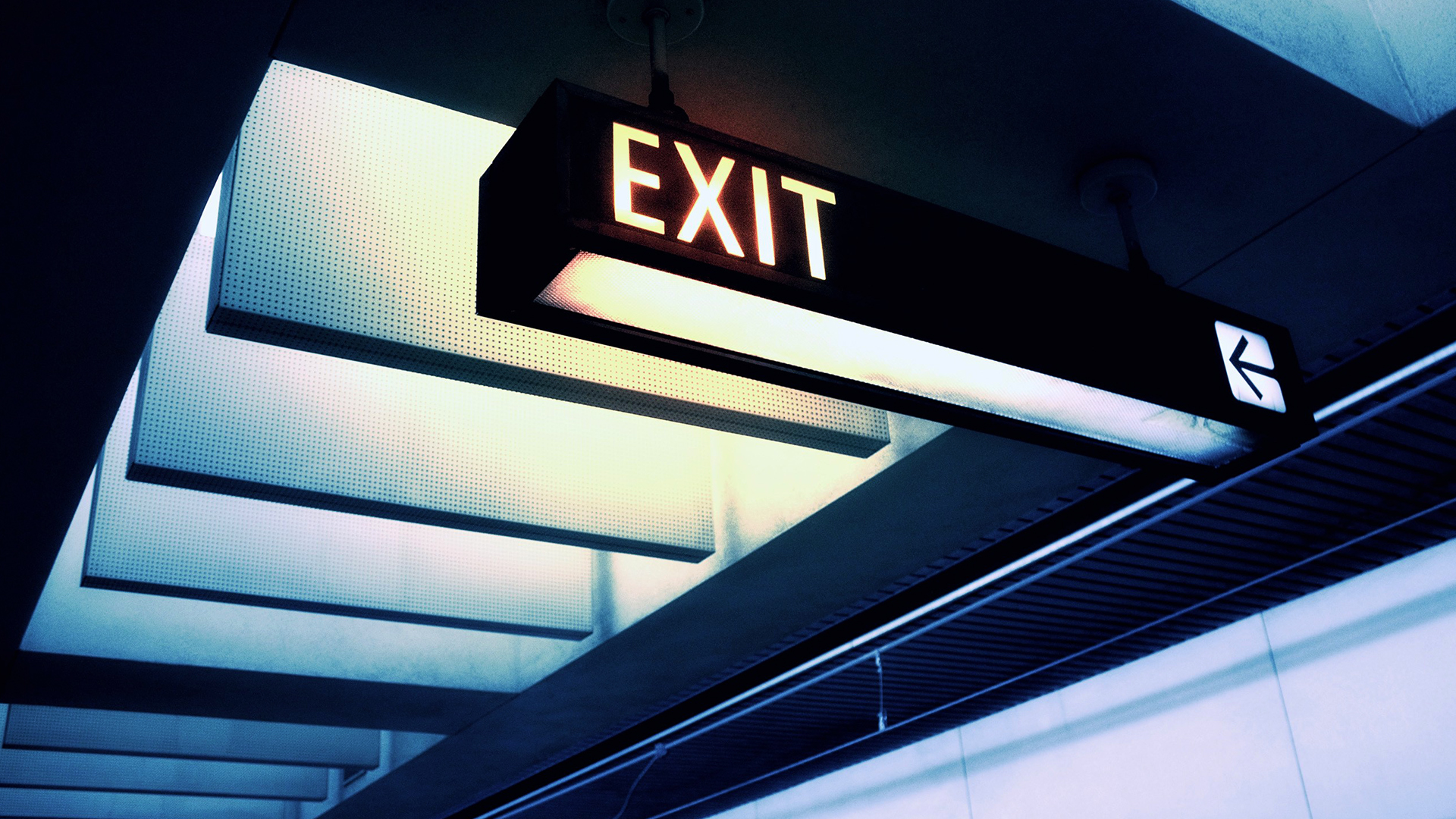 Exit Lights Signboard 1920x1080