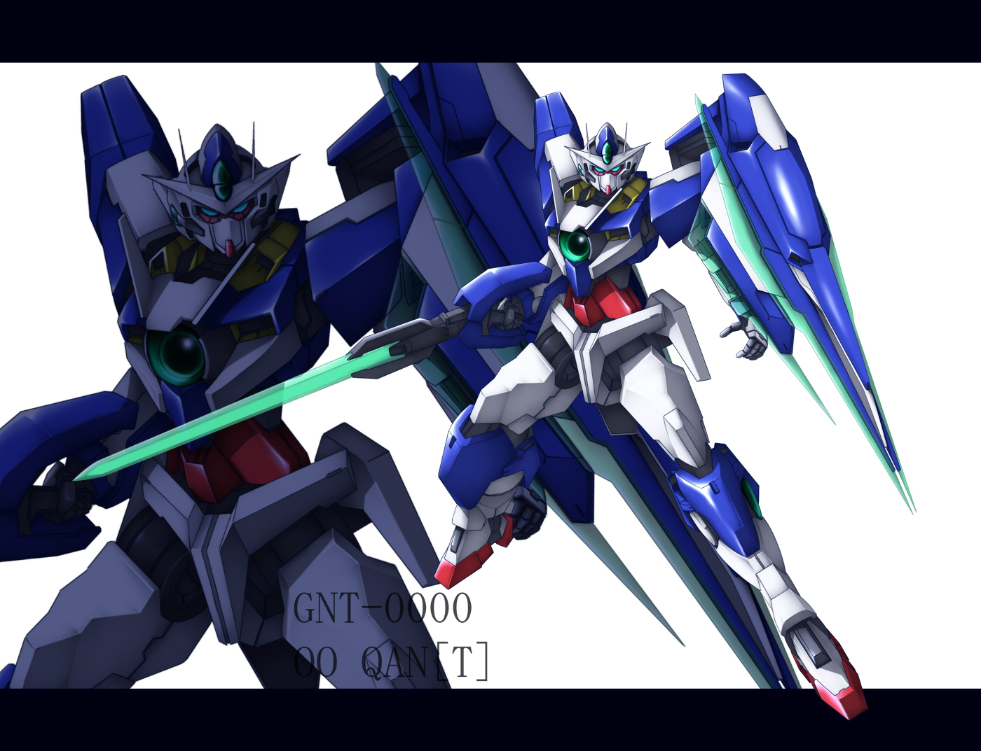 Anime Gundam Mech Super Robot Wars Mobile Suit Gundam 00 00 Qan T Artwork Digital Art Fan Art 1400x1073