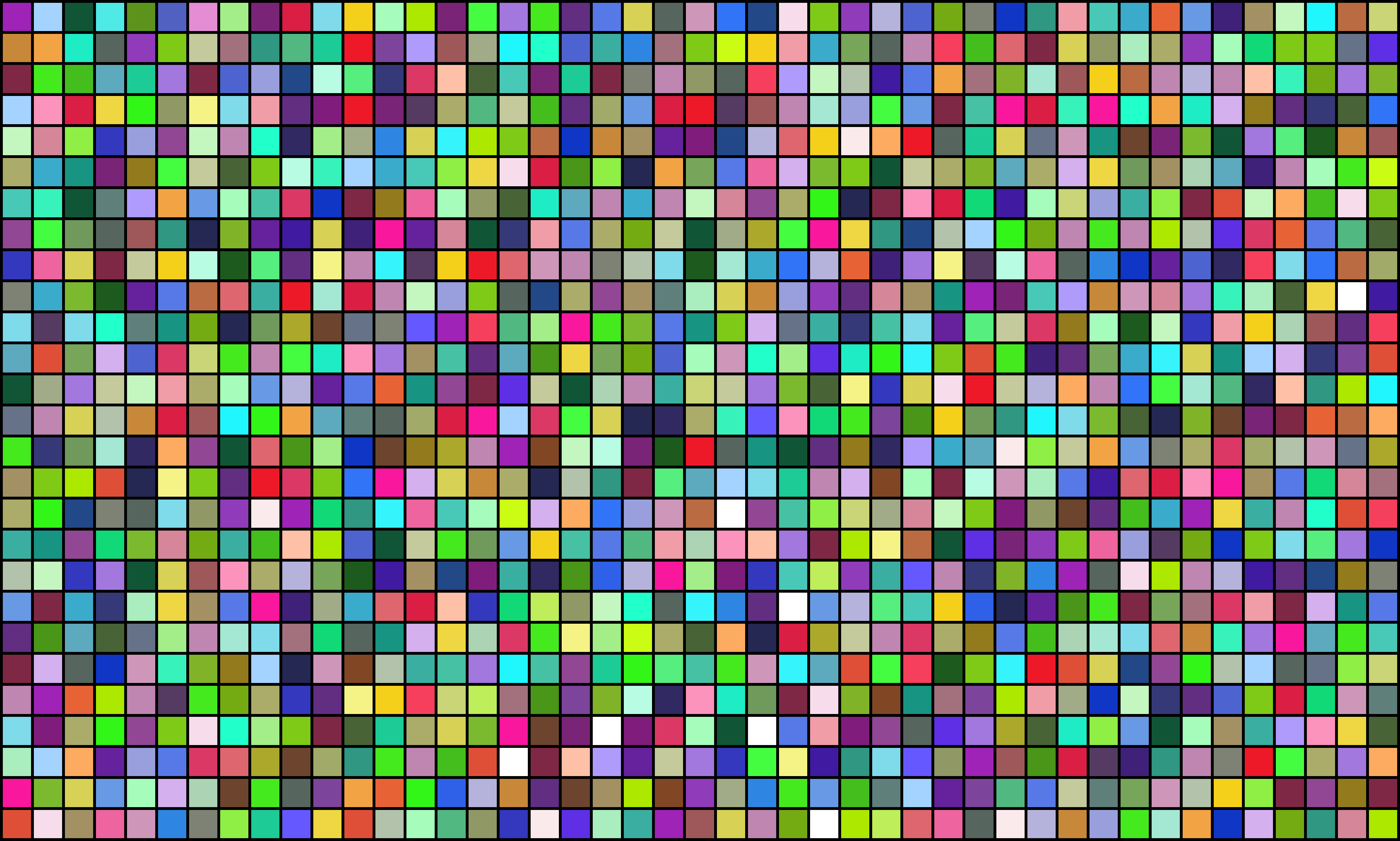 Colorful Colors Square 4960x2980