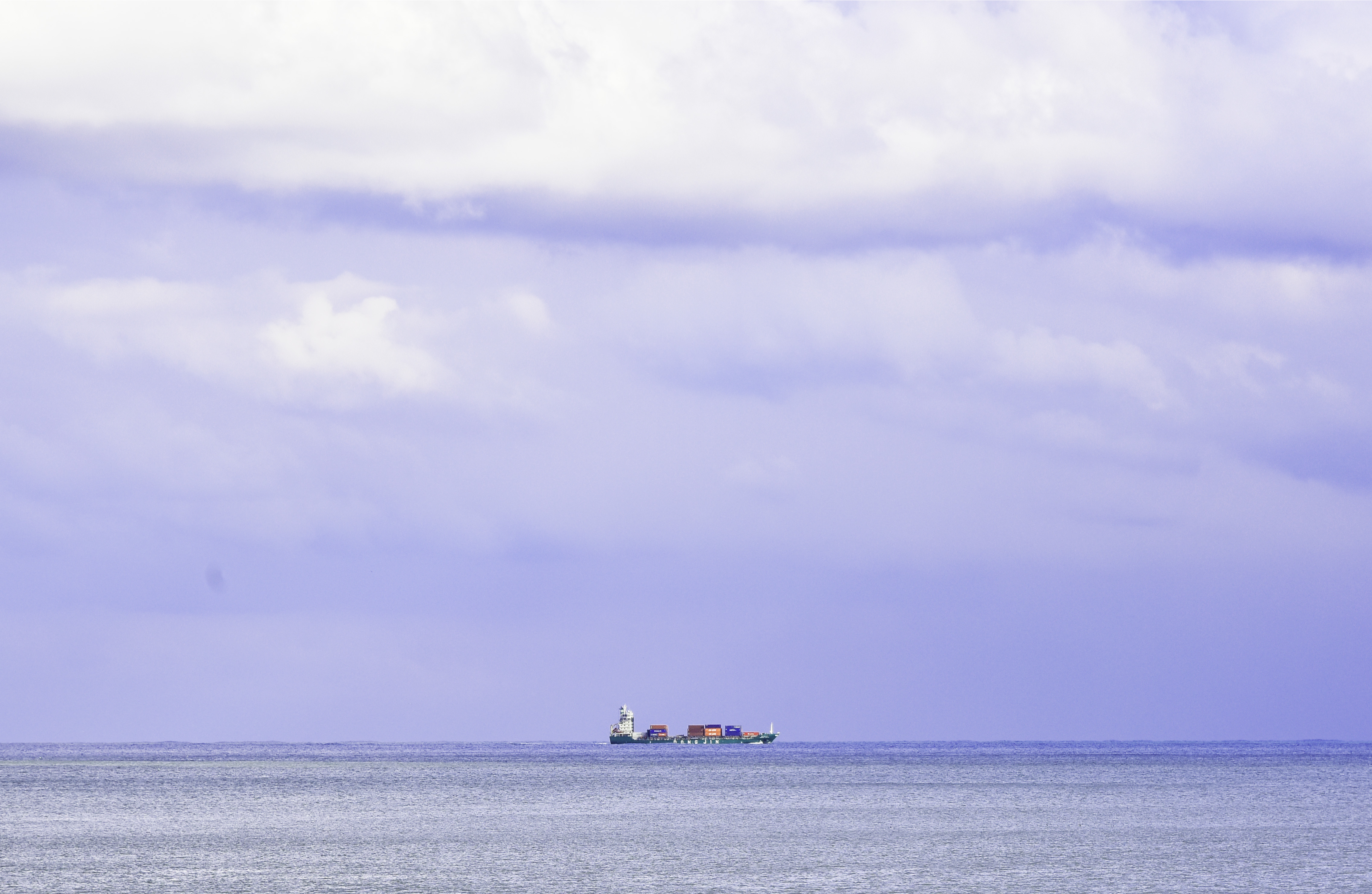 Ship Landscape Busan Sea 4546x2963