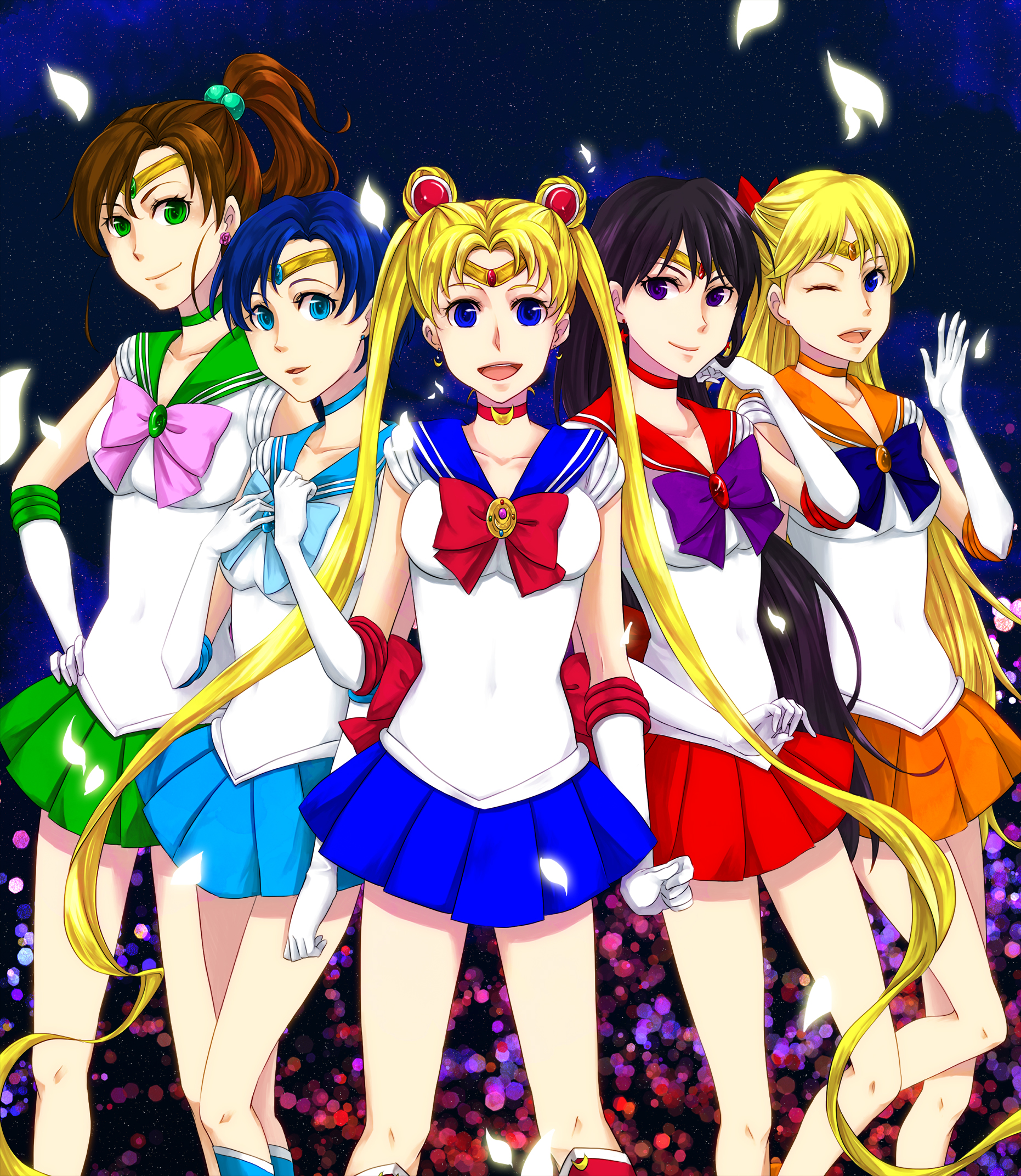 Anime Anime Girls Group Of Women Sailor Moon Sailor Moon Character Sailor Mercury Sailor Mars Sailor 1862x2143