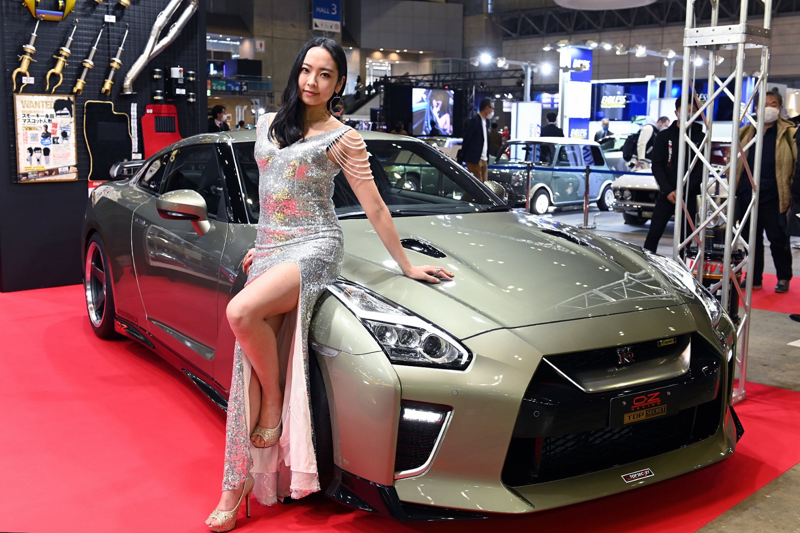 Nissan Top Secret JDM Japanese Cars Smokey Nagata Model Women Car Sports Car GT R R35 Asian High Hee 1622x1080