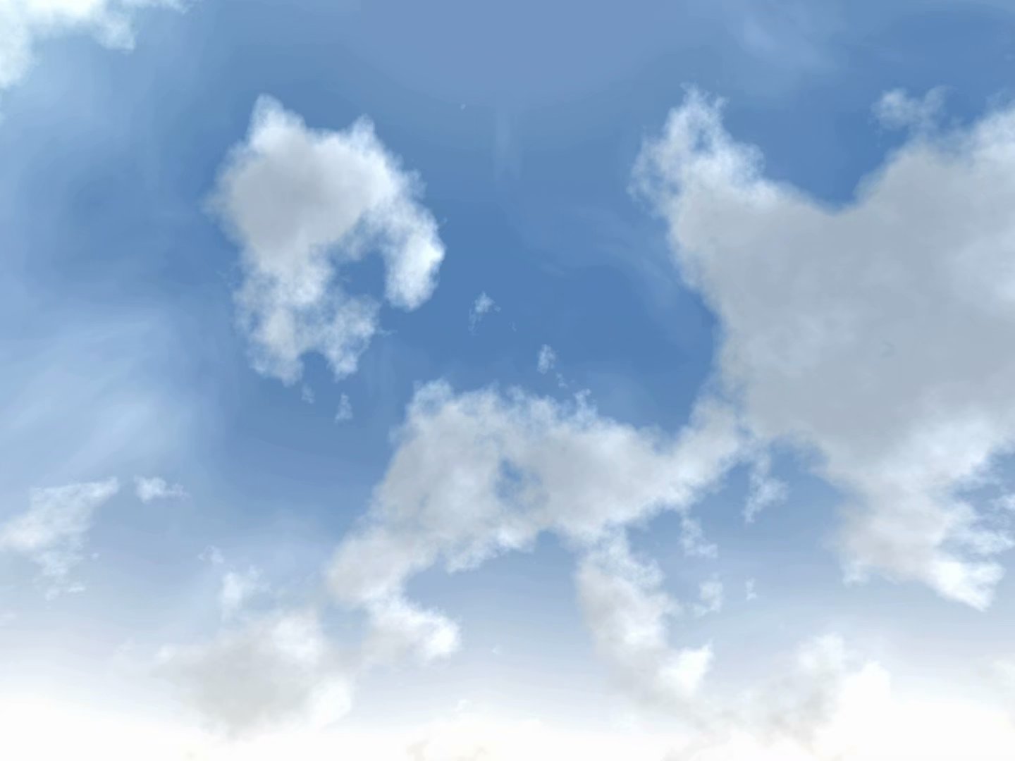 Minecraft Mojang Sky Clouds Video Games PC Gaming Screen Shot 1440x1080