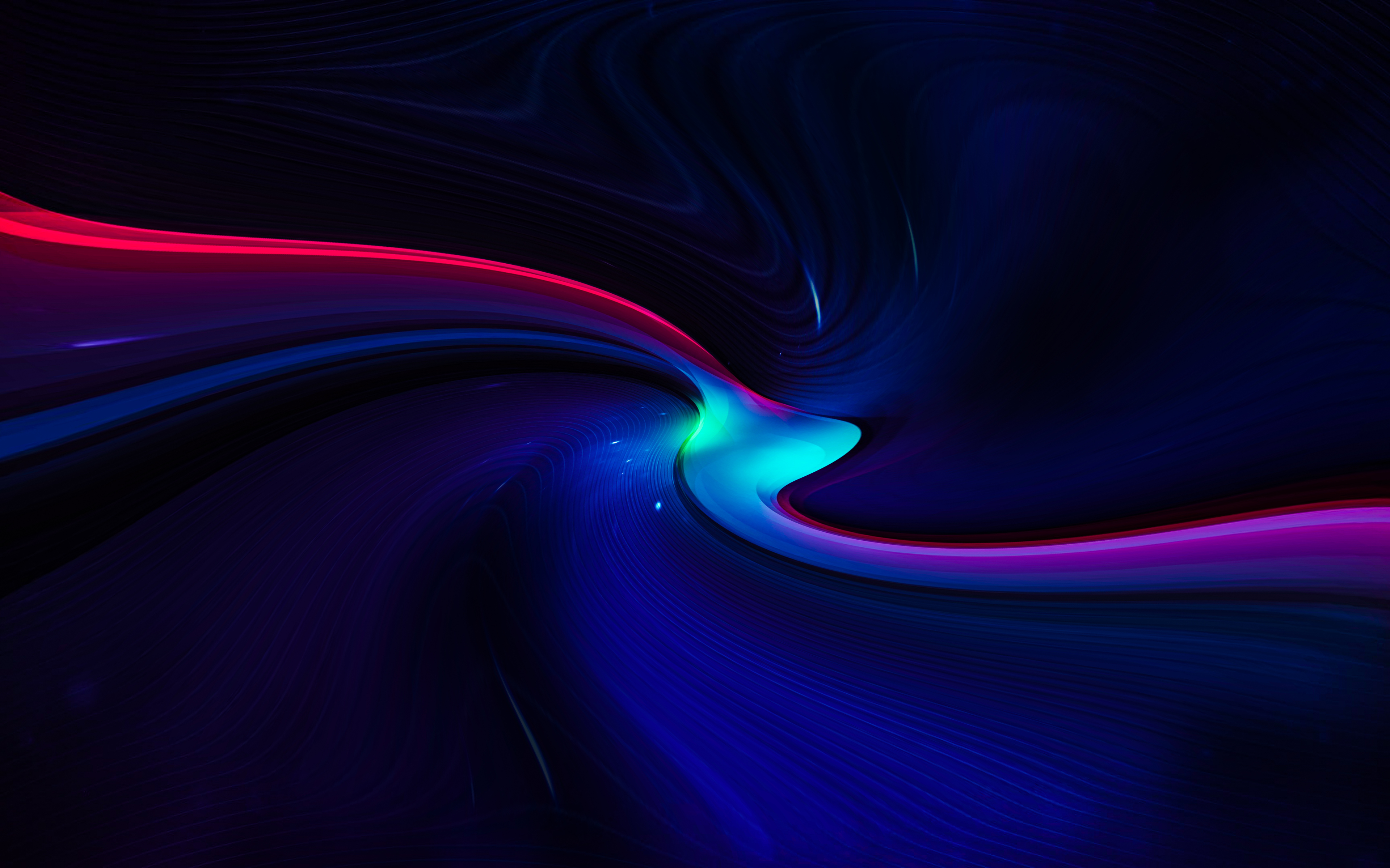 Digital Art Abstract Colorful Blue 3840x2400