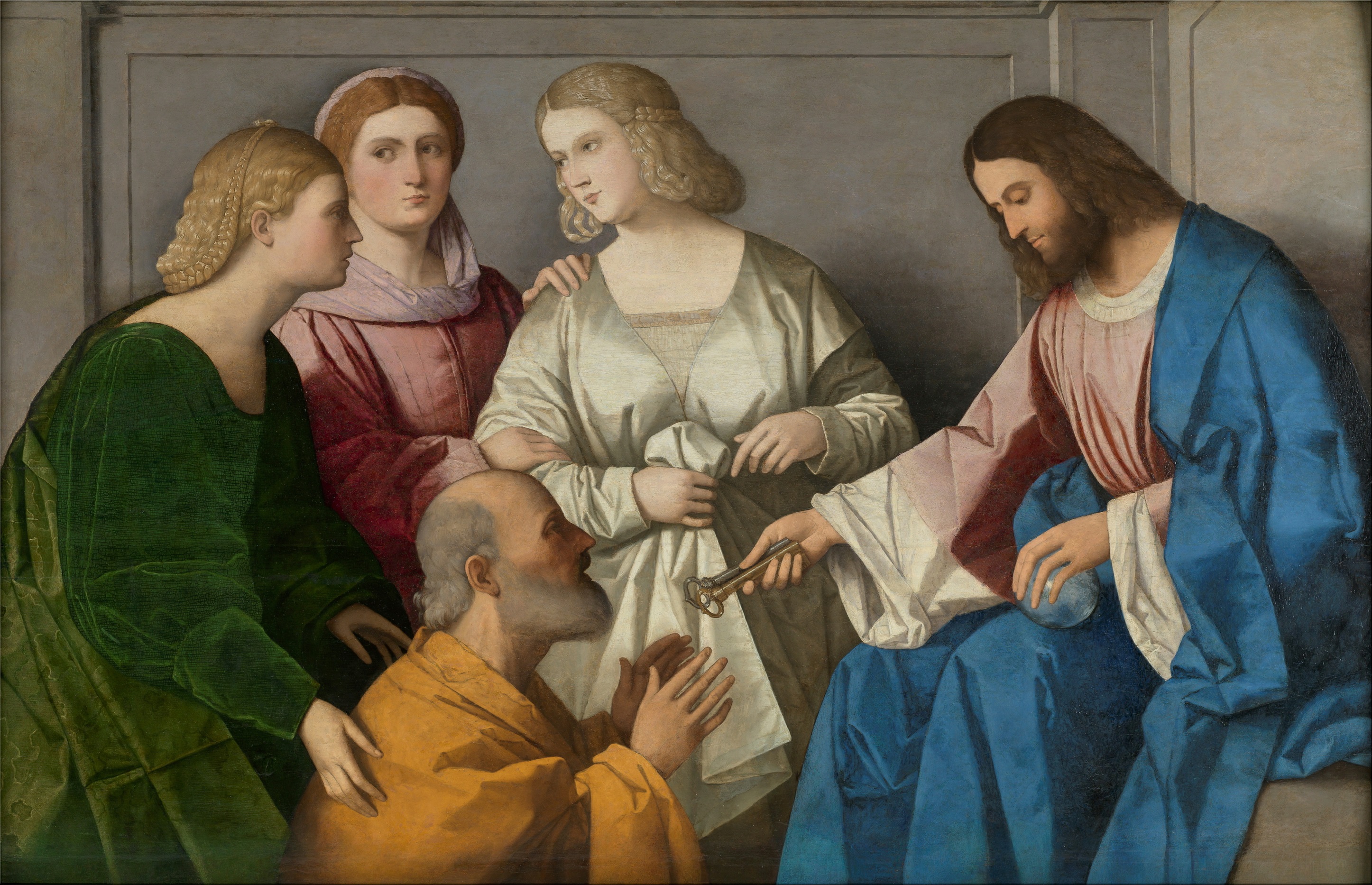 Jesus Christ Painting Classic Art Catholic 2893x1866