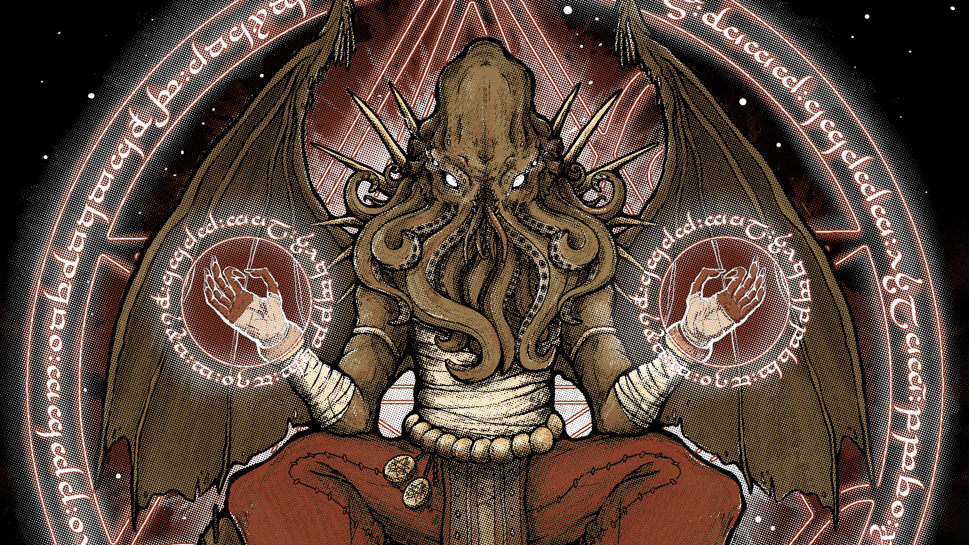 Cthulhu Horror H P Lovecraft Creature 1920x1080