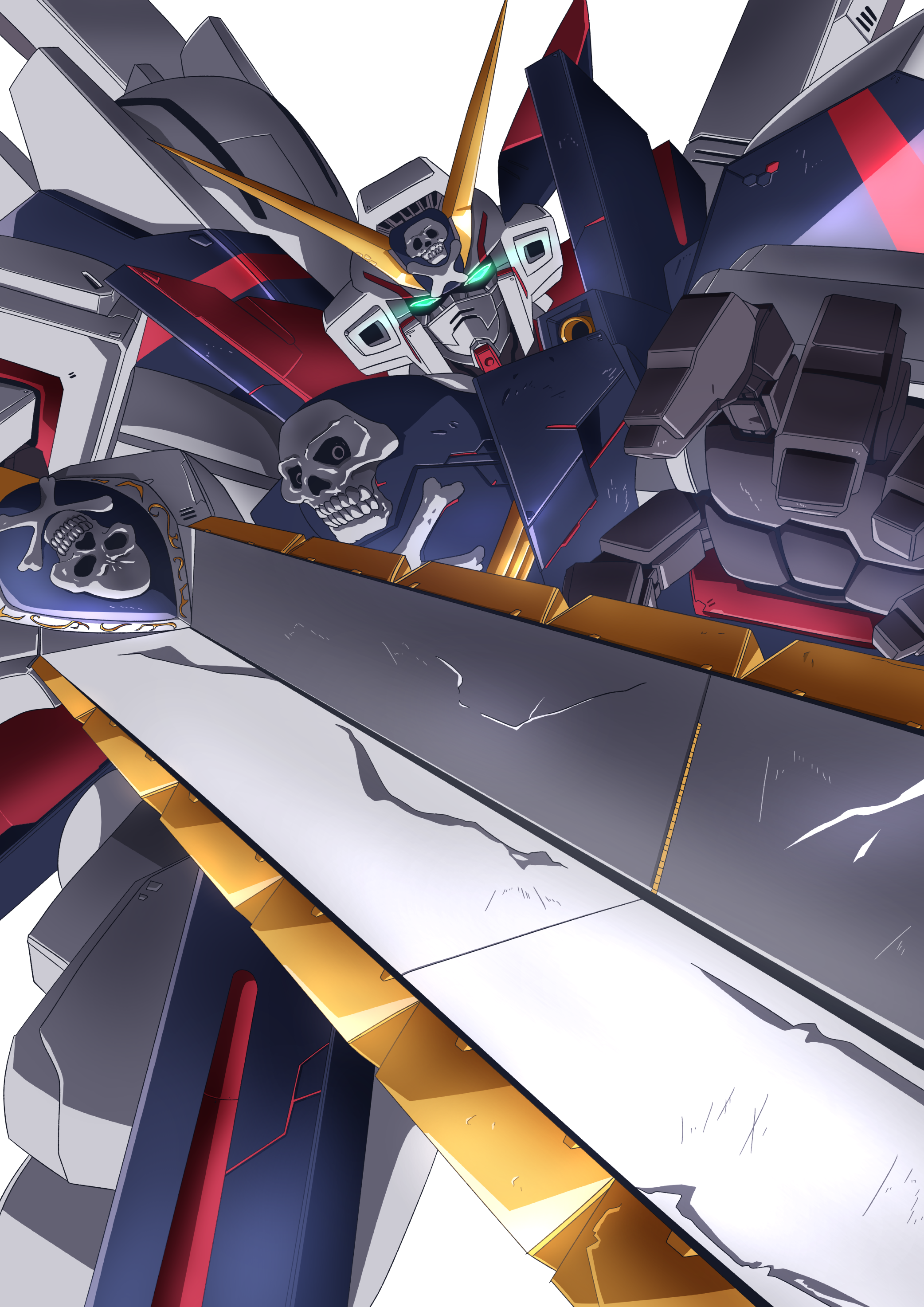 Anime Mech Gundam Mobile Suit Crossbone Gundam Crossbone Gundam X 1 Full Cloth Super Robot Wars Artw 2084x2947