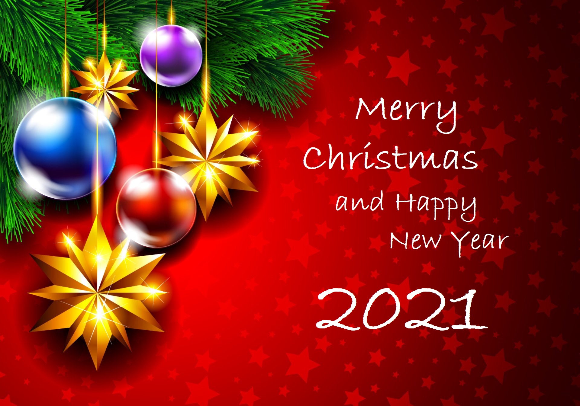 Merry Christmas Happy New Year New Year 2021 Christmas Ornaments 1920x1345