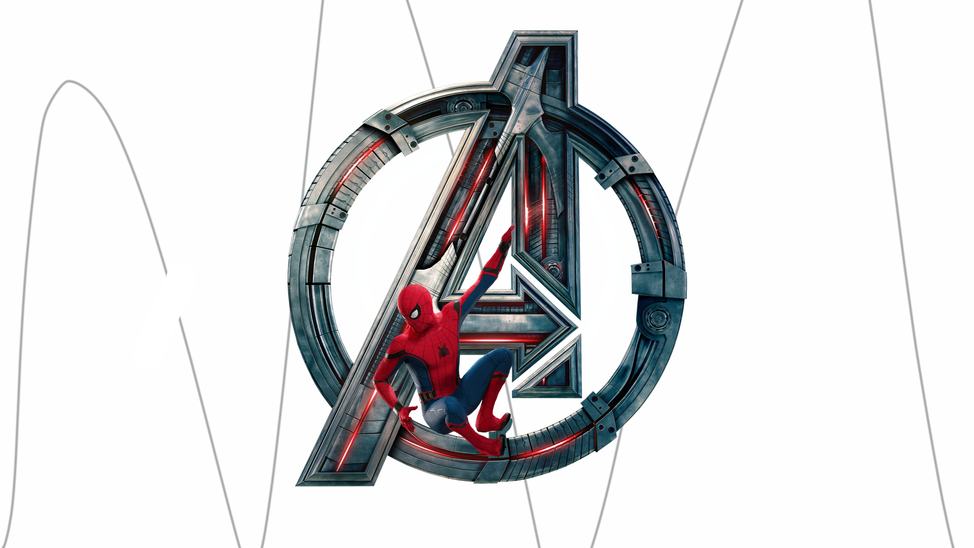 Avengers Spider Man Logo 1920x1080