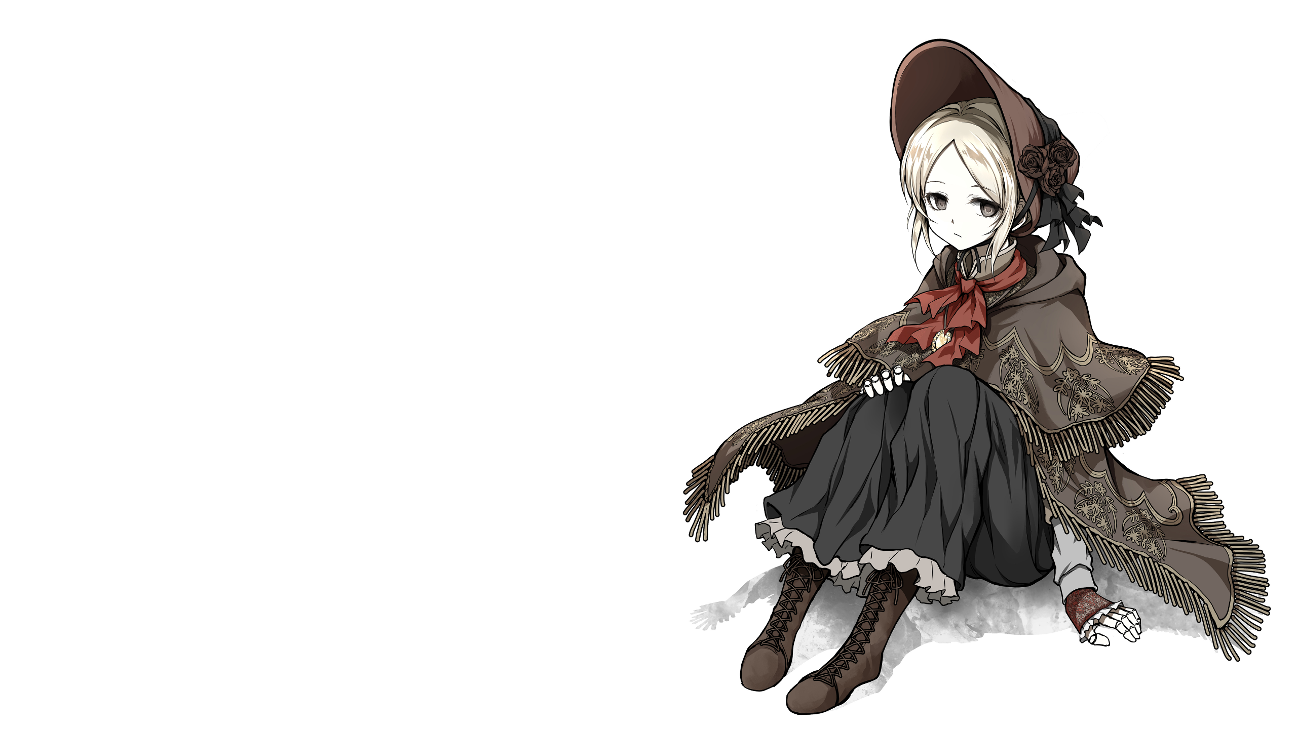 Dark Souls Bloodborne Plain Doll Plain Doll Bloodborne Dress Blonde 2560x1440
