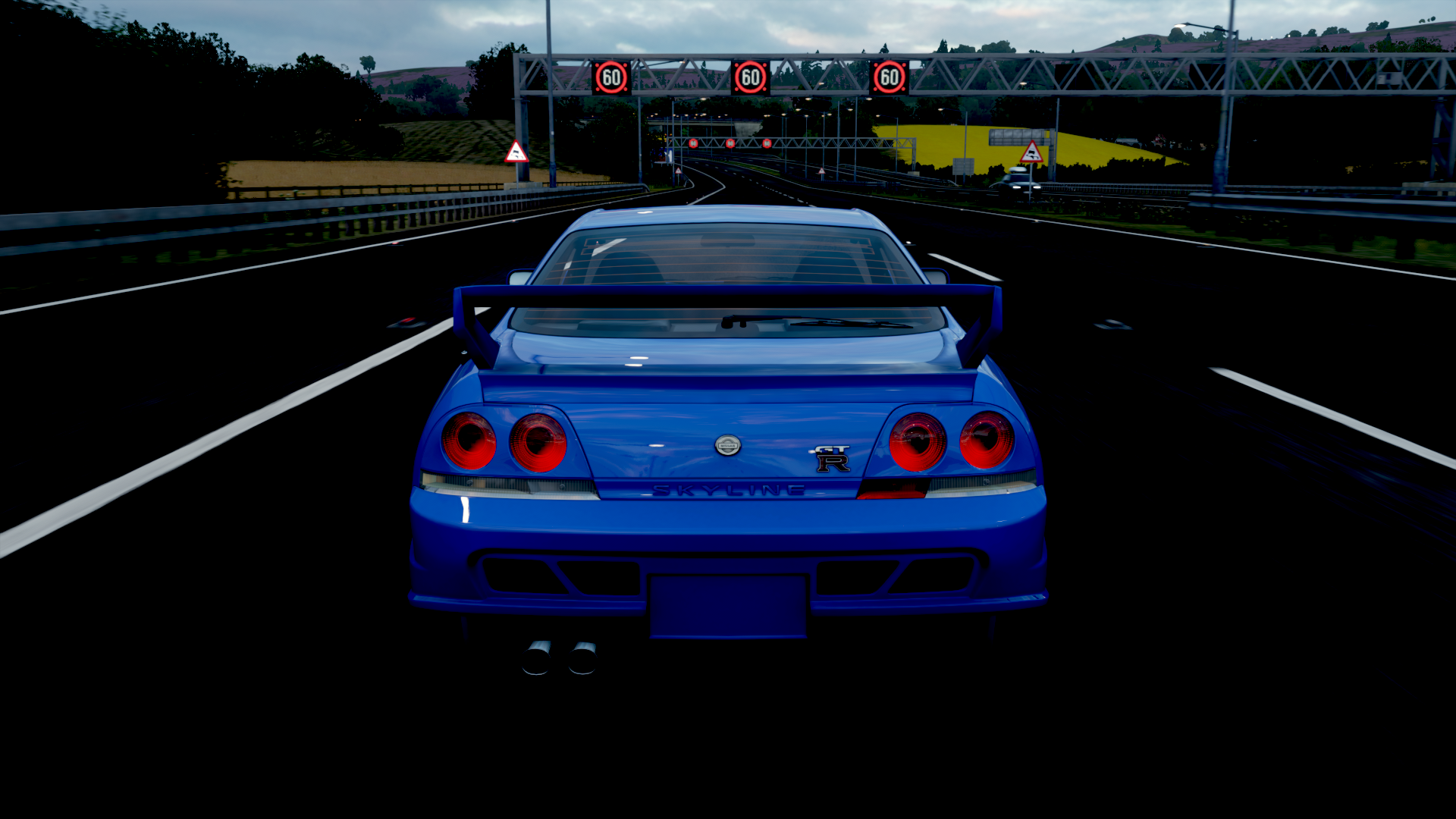 Skyline Gtr Nissan Skyline GT R R33 Car Vehicle Nissan Video Games Forza Horizon 4 1920x1080