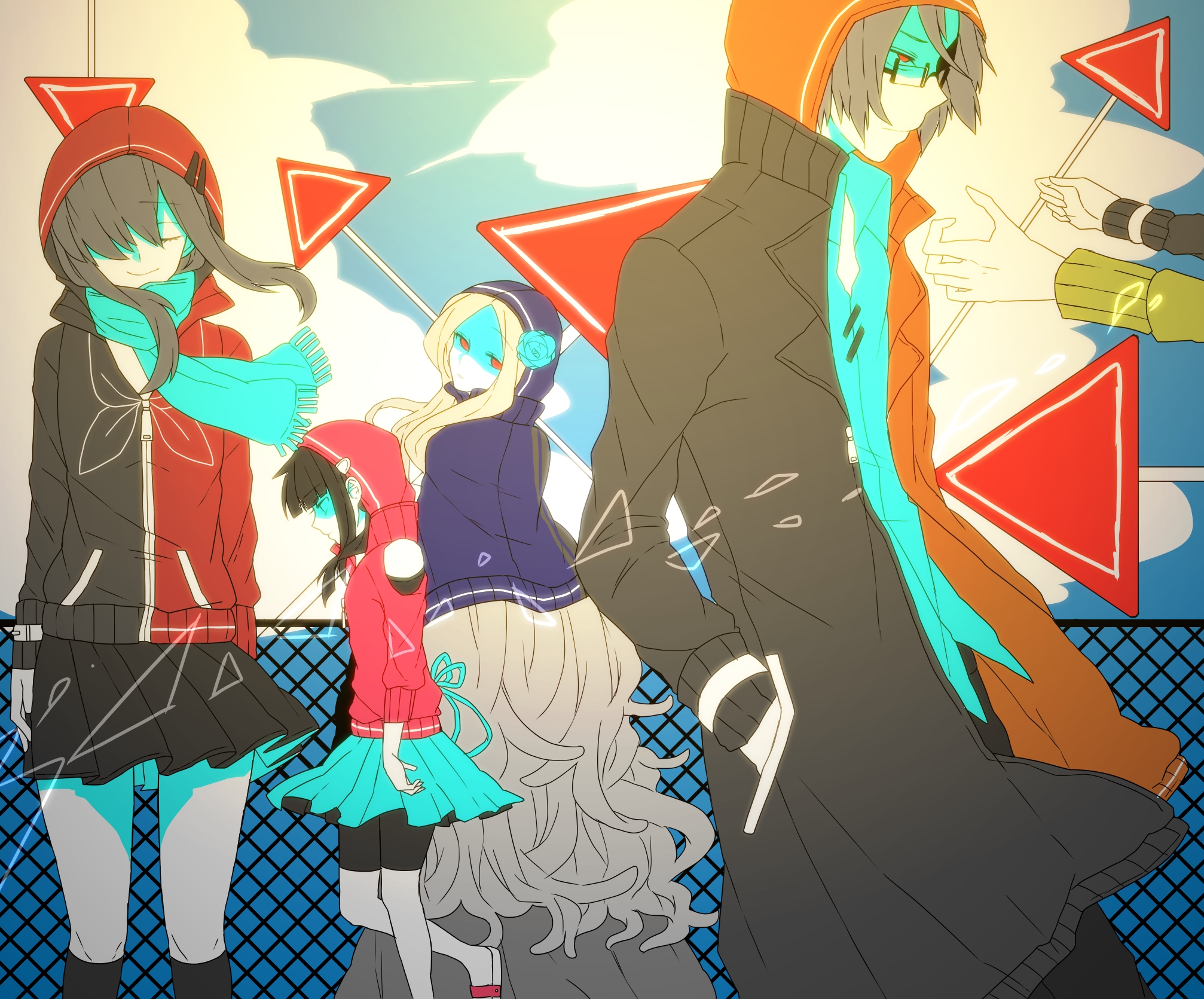 Ayano Tateyama Hiyori Asahina Kenjirou Tateyama Shion Kozakura 2014x1671