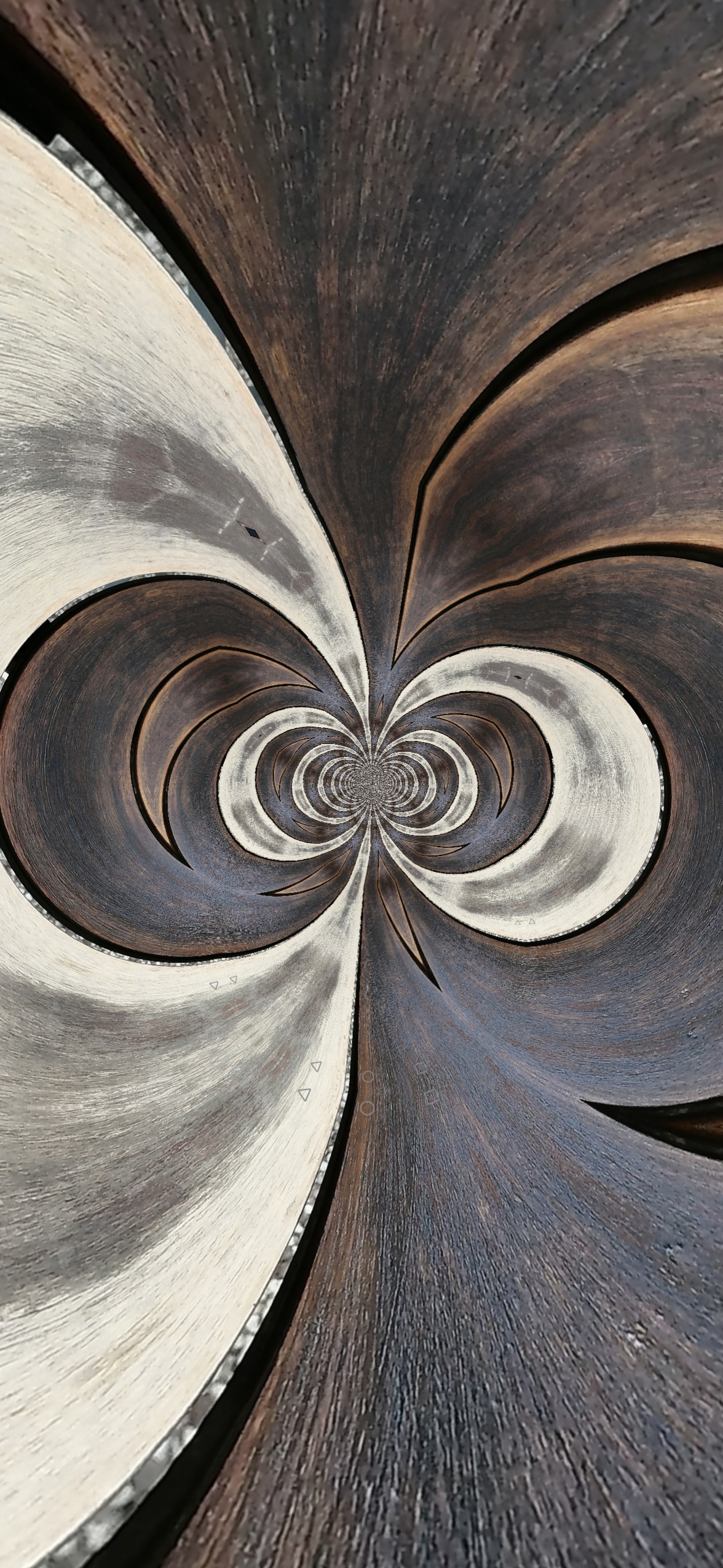 Wood Abstract Spiral 1176x2548