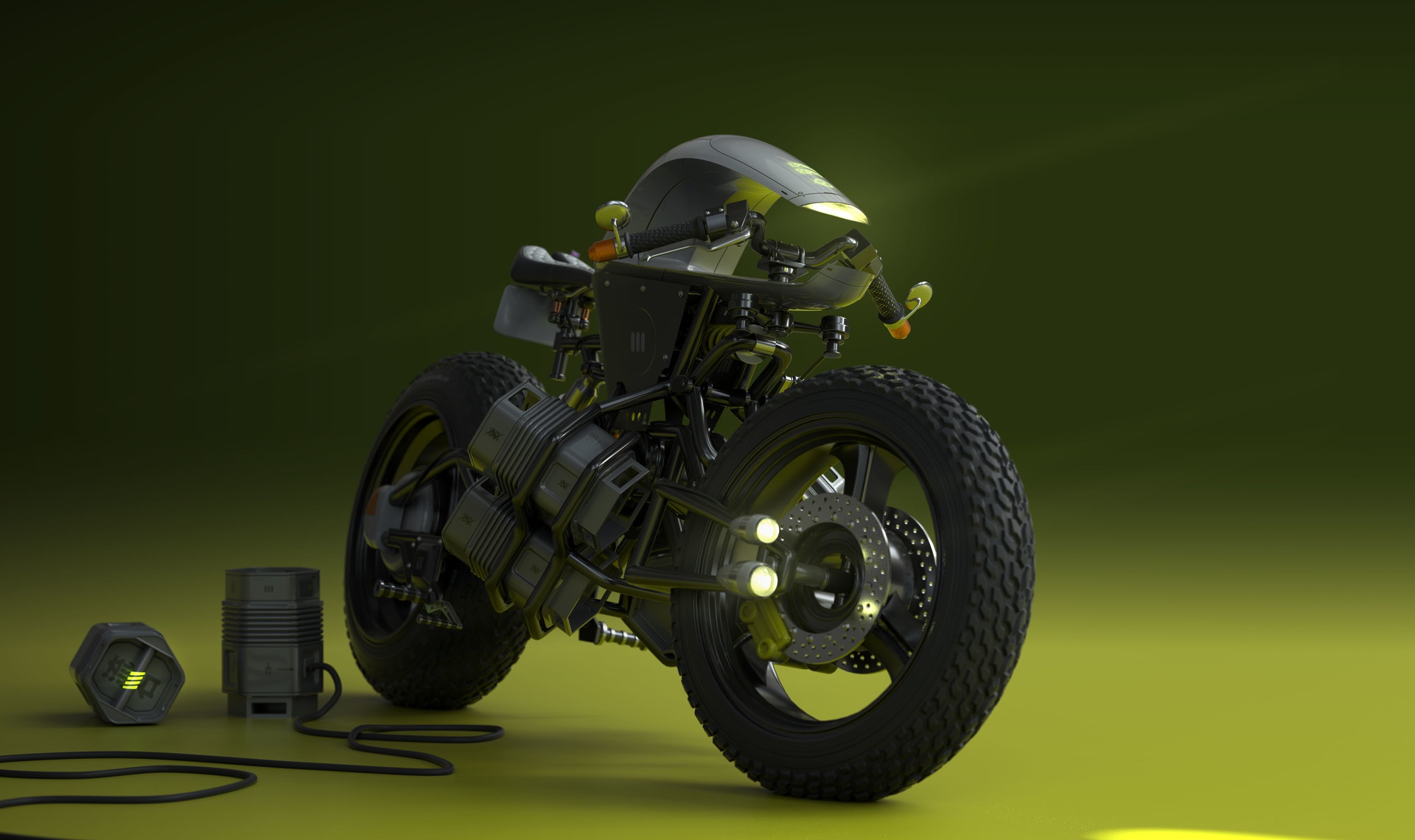 Motorcycle Futuristic 1920x1140
