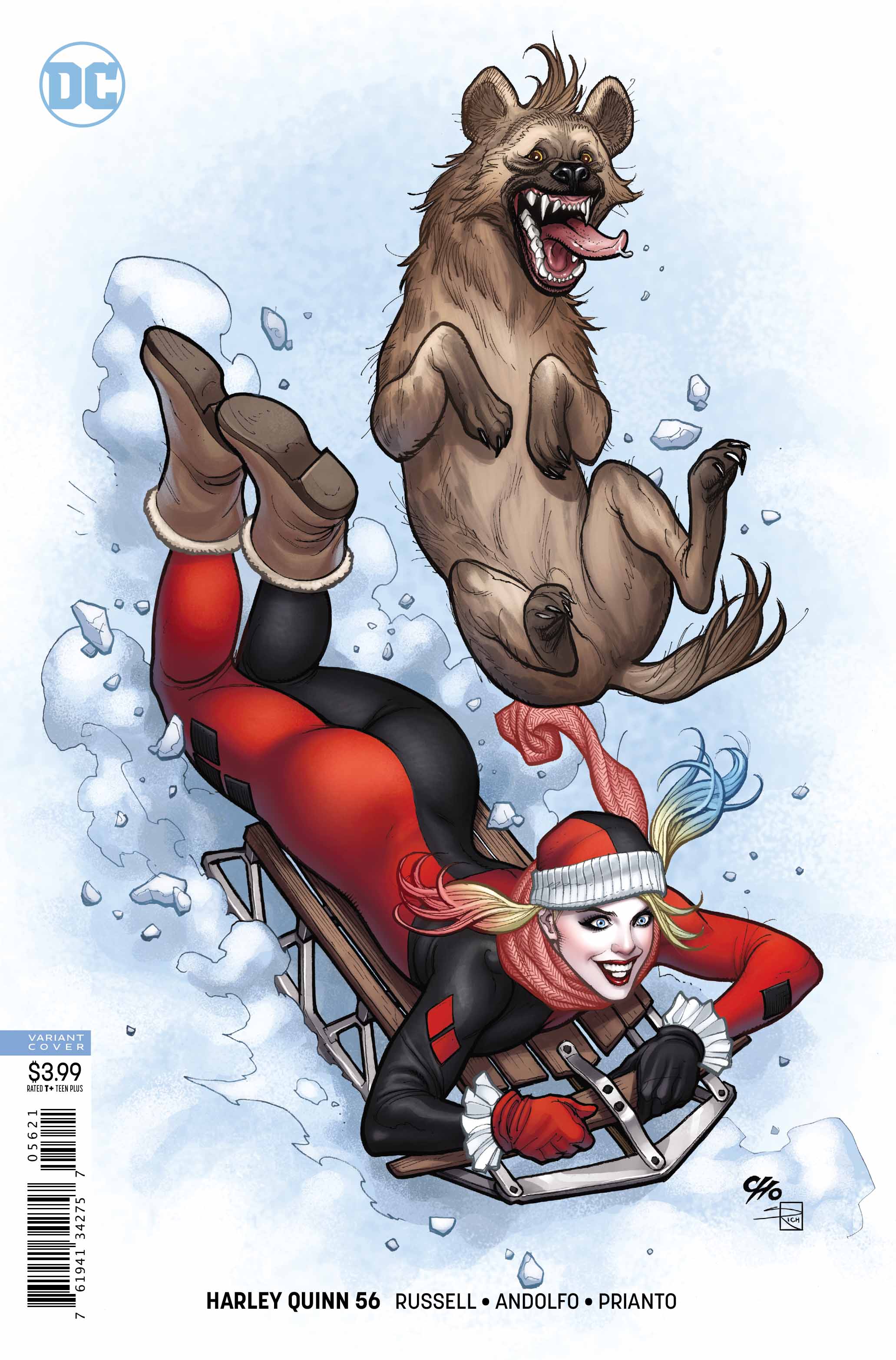 Harley Quinn Frank Cho Christmas Variant Cover 2063x3131