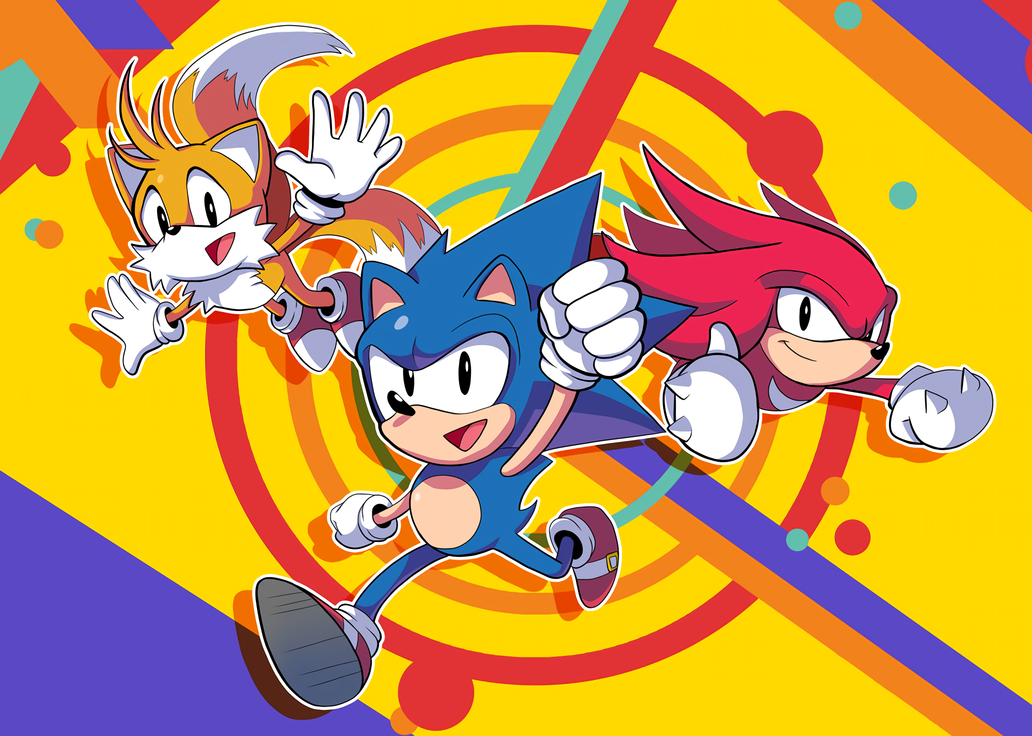 Sonic Sonic The Hedgehog Sonic Mania Adventures Sonic Mania Sega Mighty Tails Character Knuckles Com 2048x1460