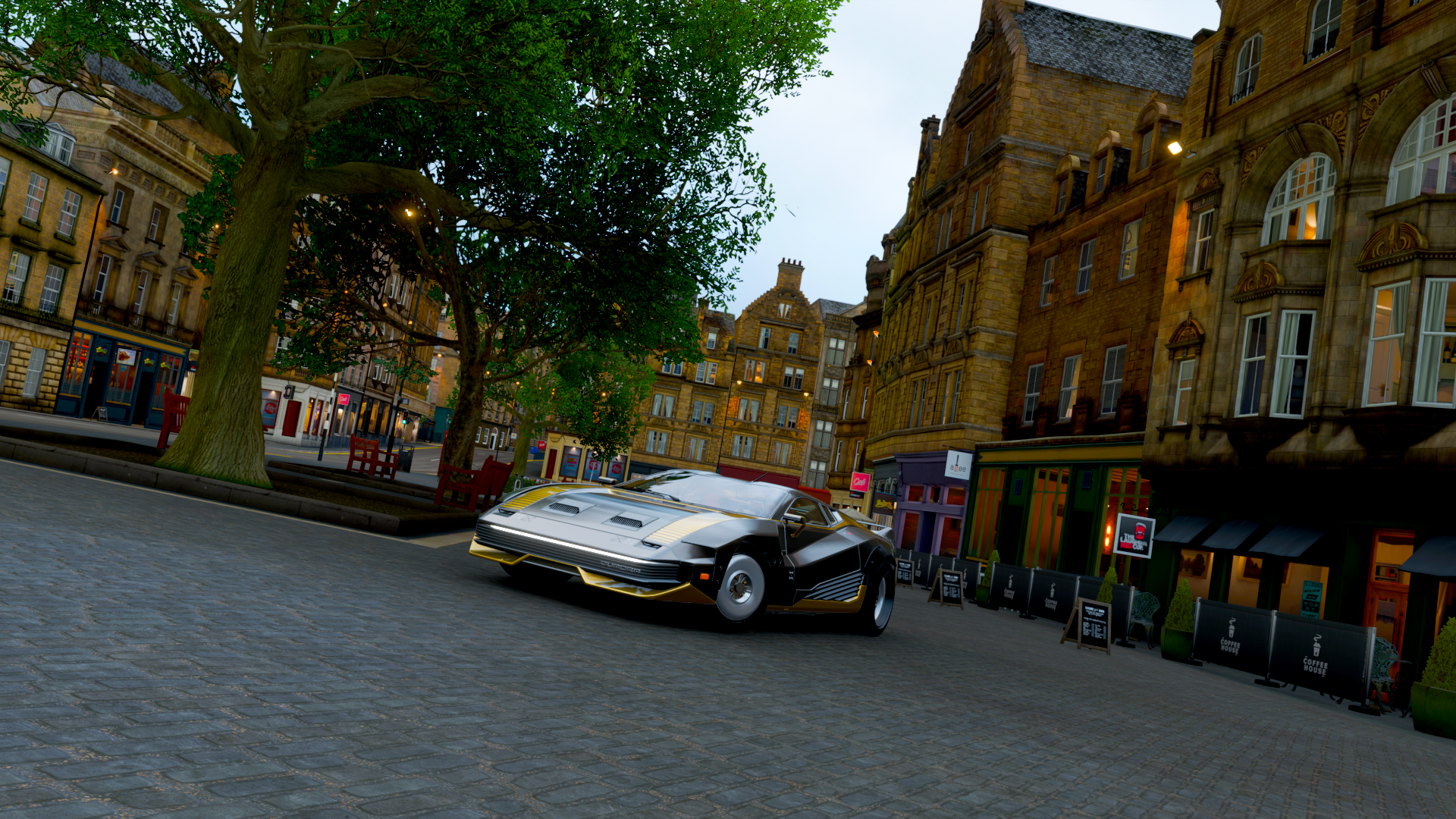 Forza Horizon 4 Cyberpunk 2077 Quadra Turbo R V Tech 1920x1080