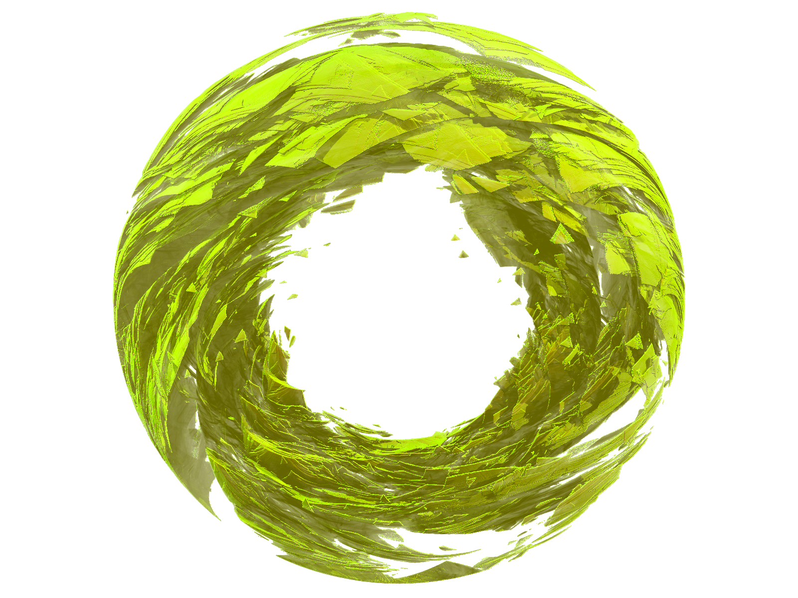 Chaoscope Software Green Shapes Sphere 1600x1200