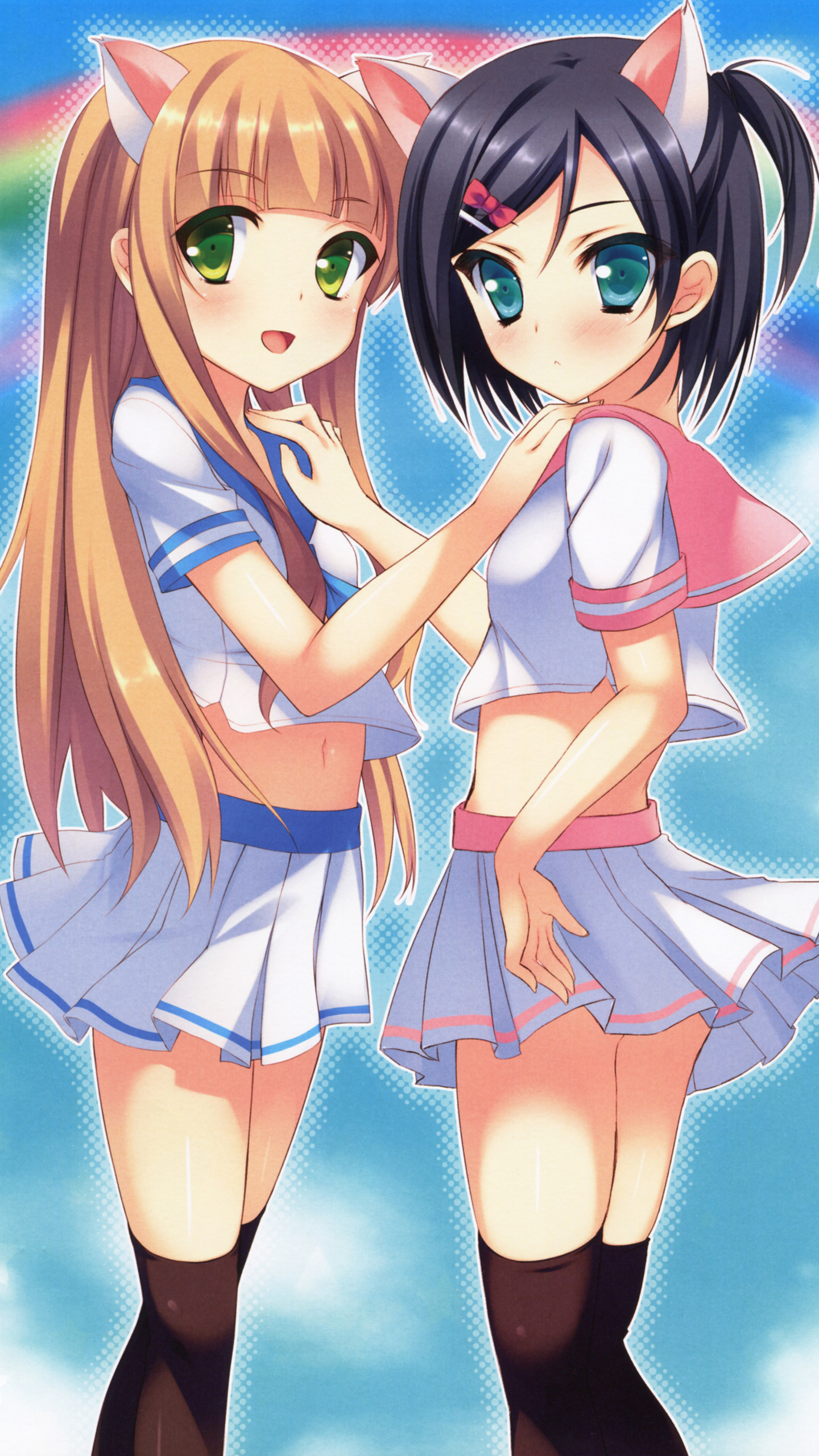 Hentai Ouji To Warawanai Neko Kantoku Tsutsukakushi Tsukiko Azuki Azusa Cat Girl 1440x2560