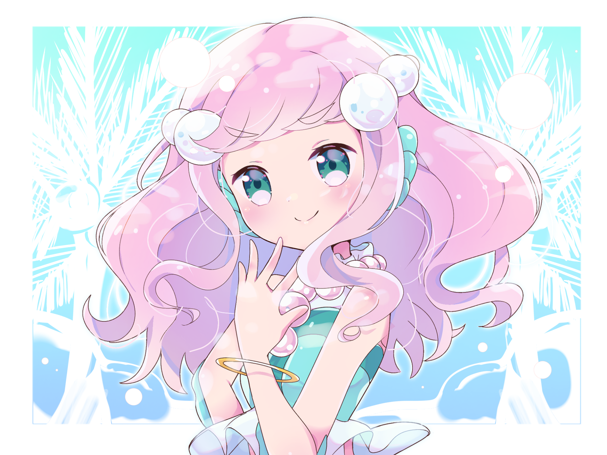 Laura Pretty Cure Pink Hair 2000x1500
