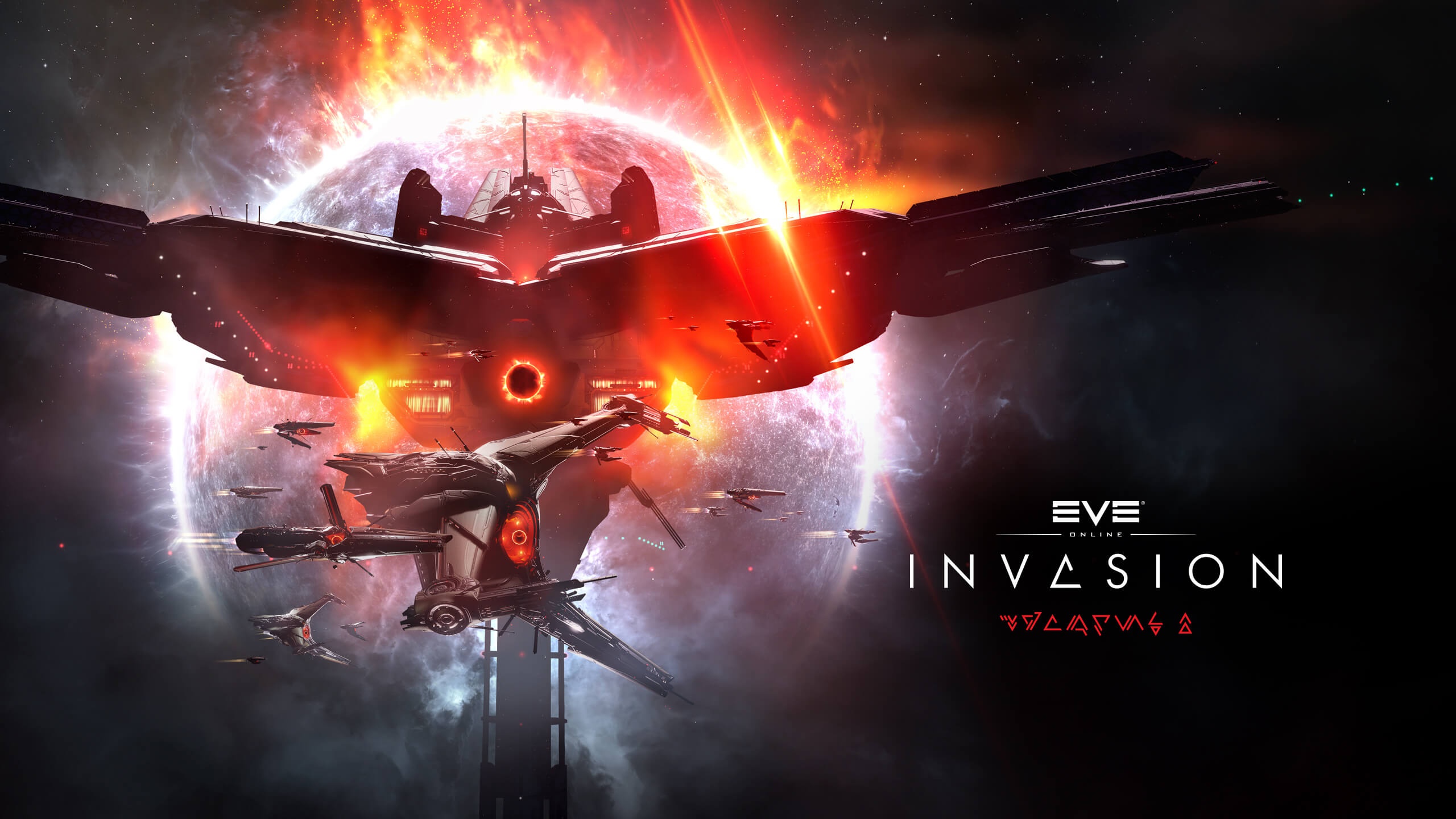 Eve Online Invasion Space Space Station Spaceship 2560x1440