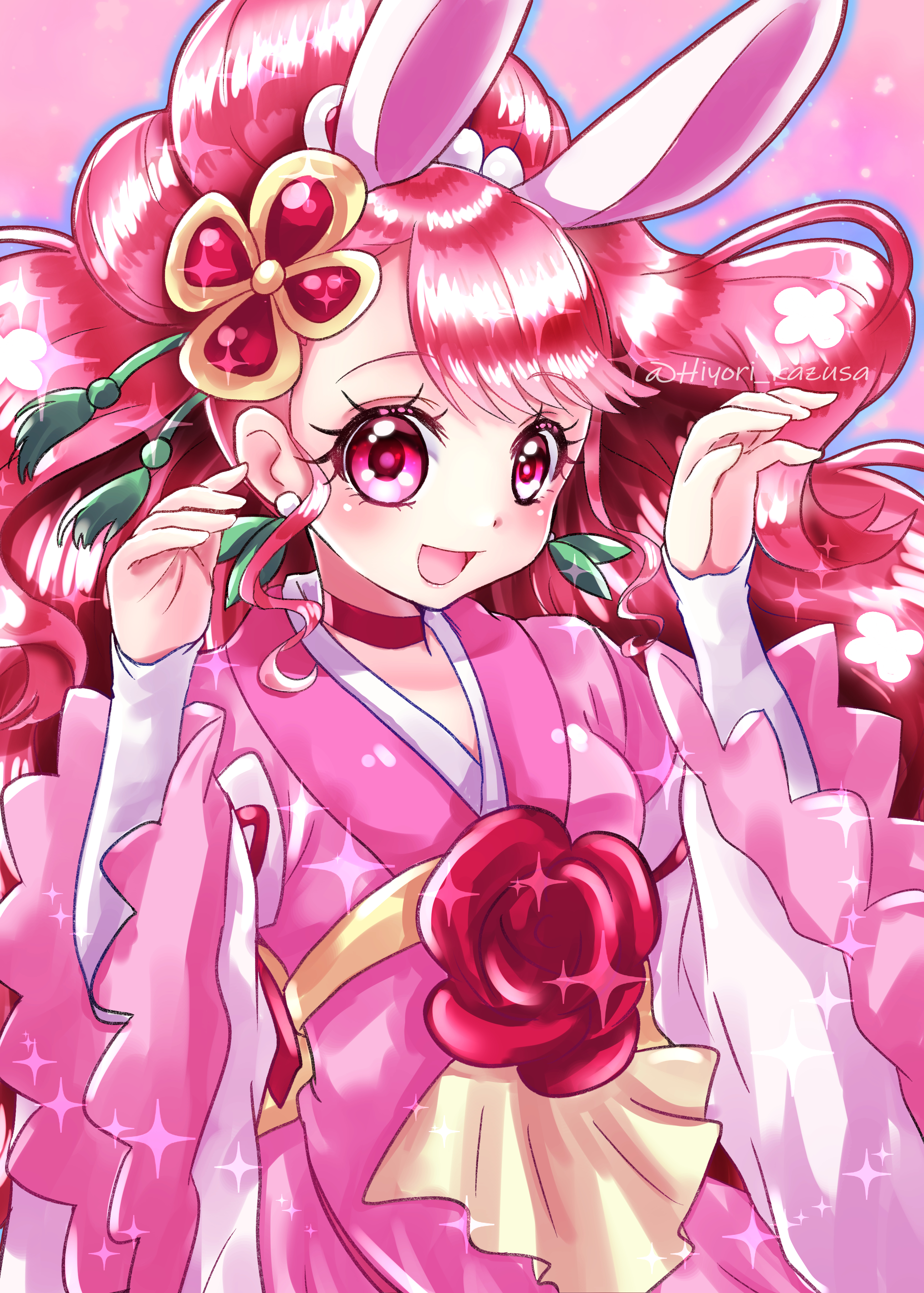 Pretty Cure Healin Good Precure Magical Girls Anime Girls 2591x3624