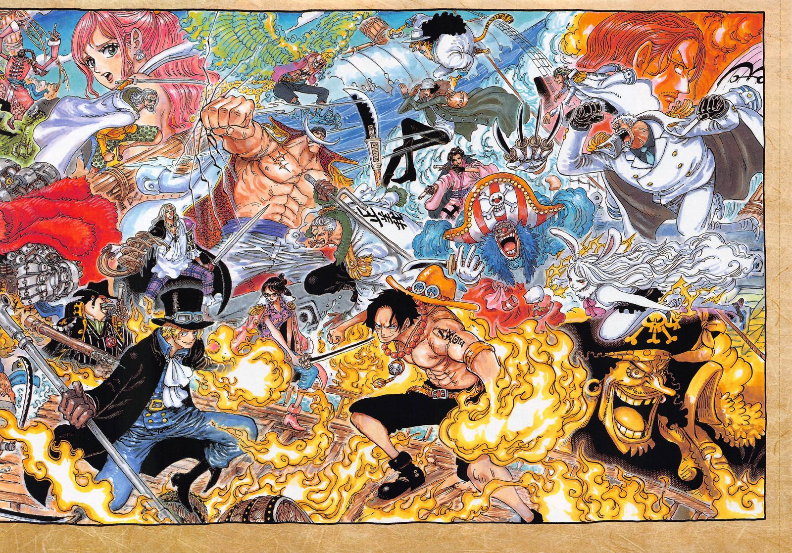 One Piece Manga Manga Illustration 1600x1118
