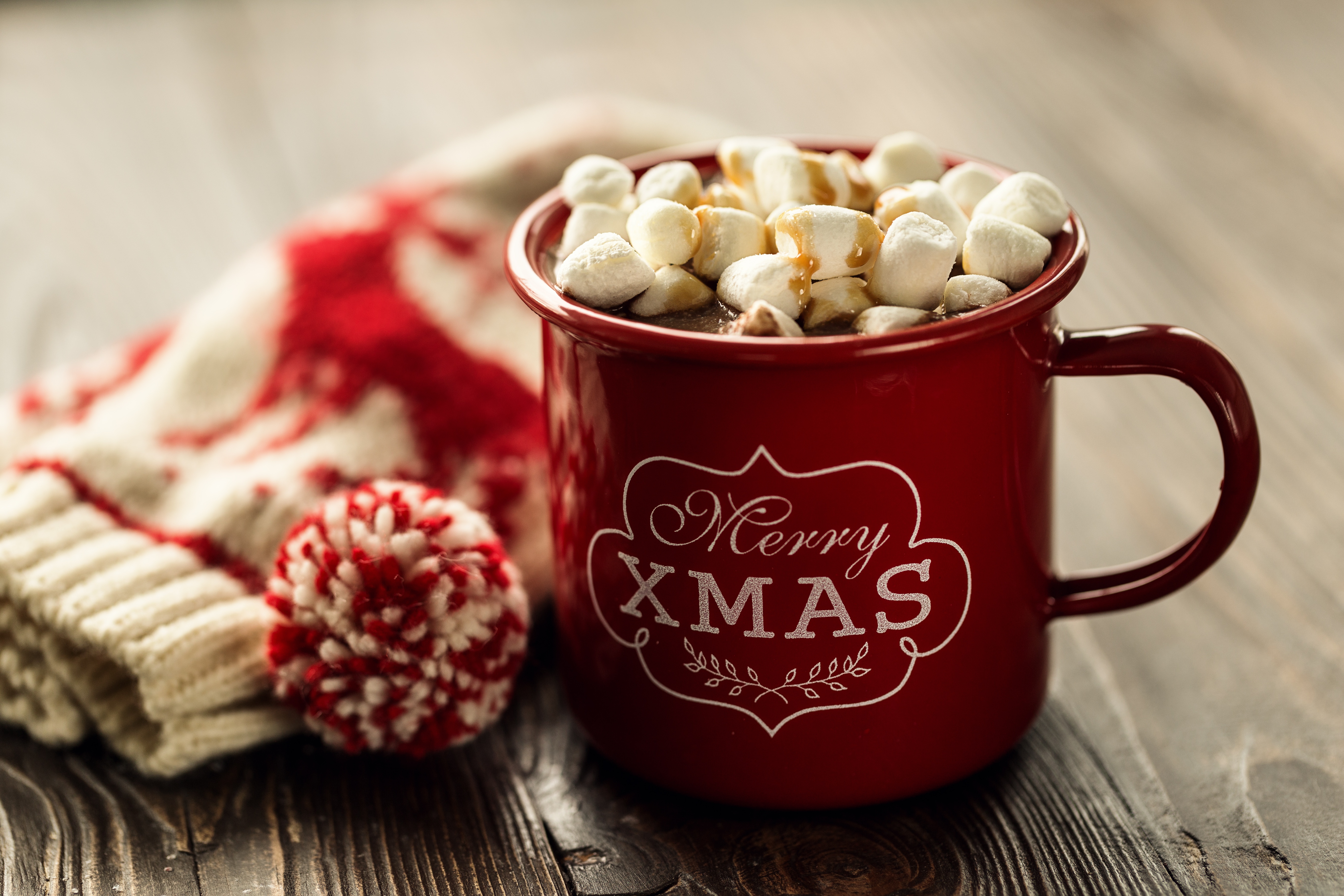 Marshmallow Cup Merry Christmas 5472x3648