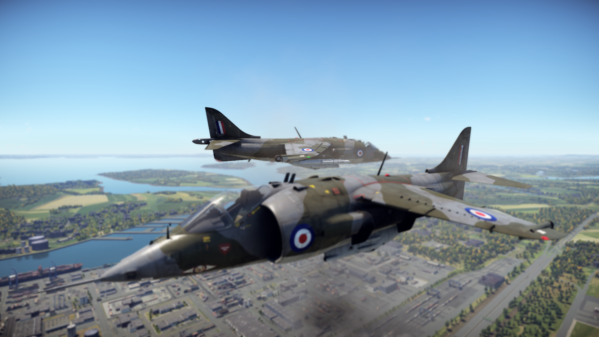 Harrier Military Jet Fighter War Thunder Screen Shot Aircraft 1920x1080