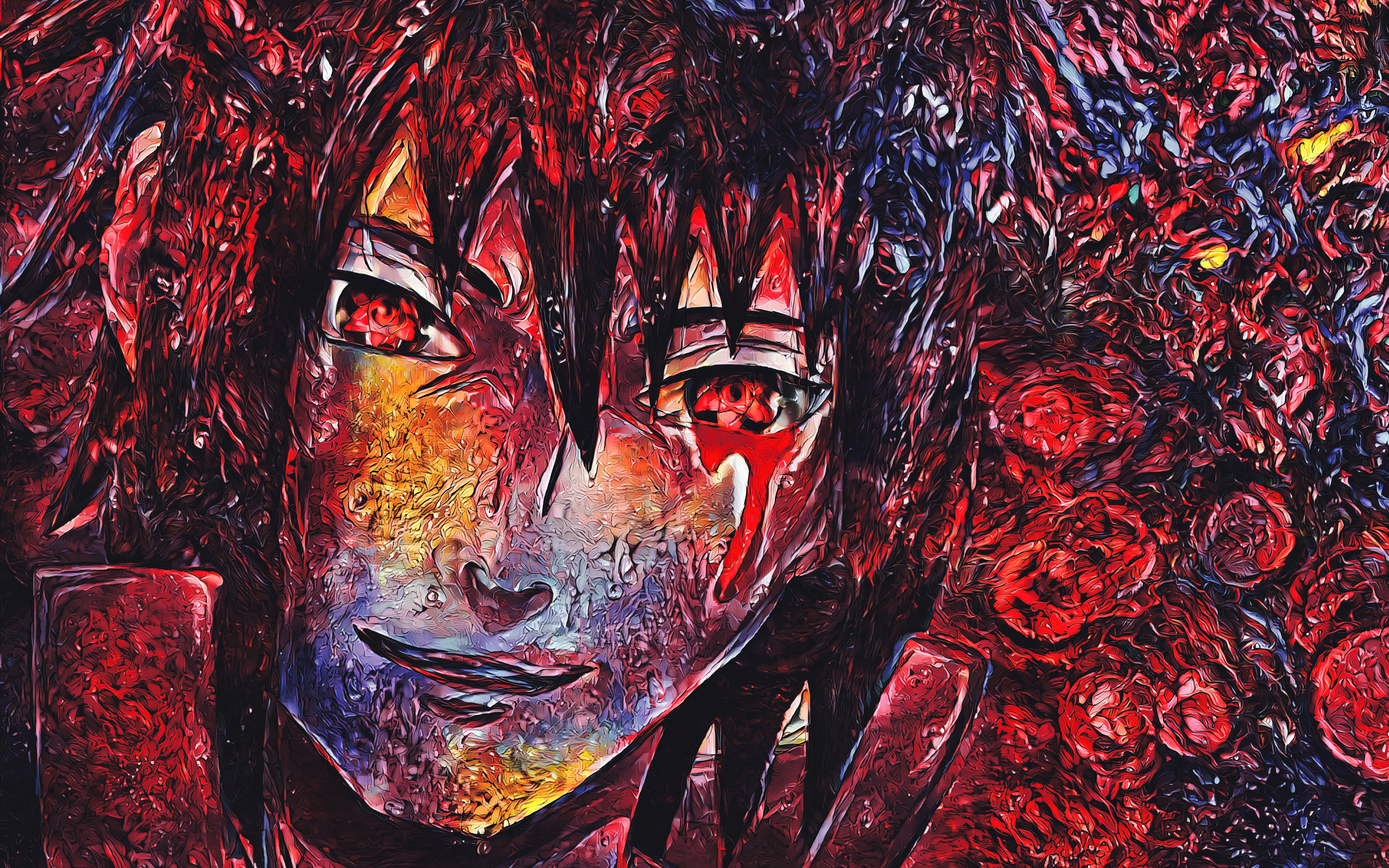 sasuke eternal mangekyou sharingan wallpaper