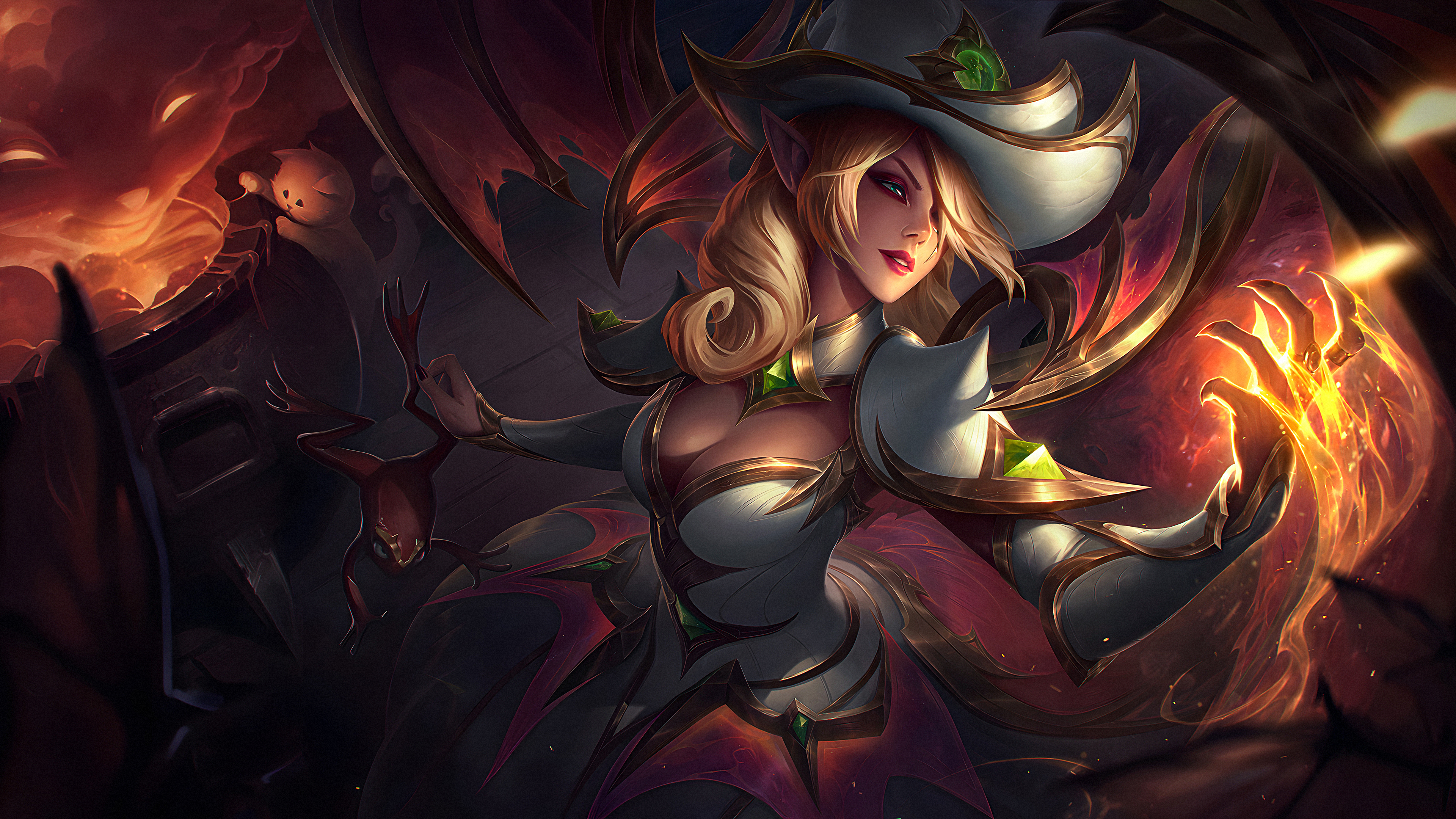 Bewitching League Of Legends 4K Morgana League Of Legends Prestige Edition Riot Games 3840x2160