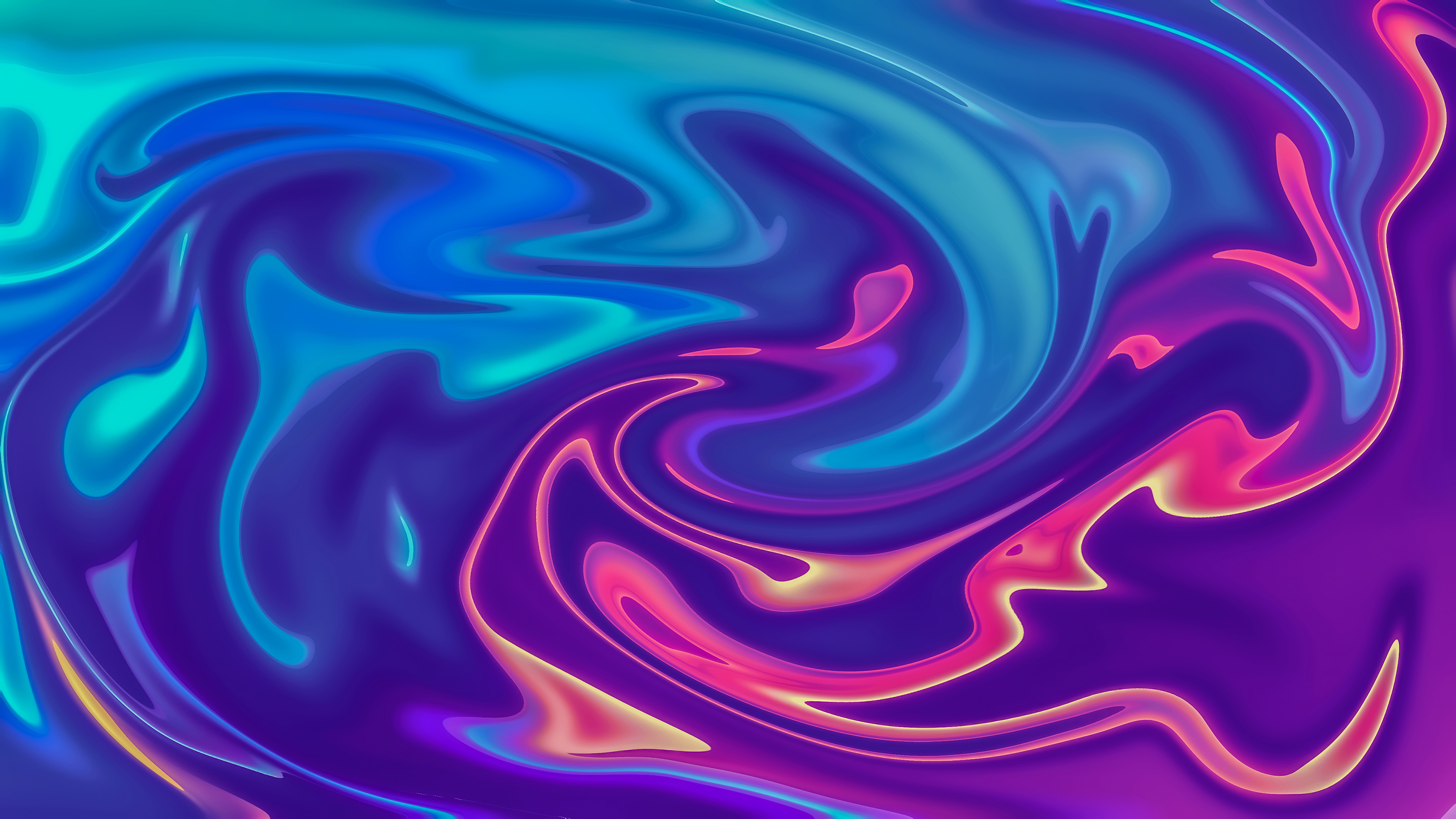 Abstract Swirls Liquid 3840x2160