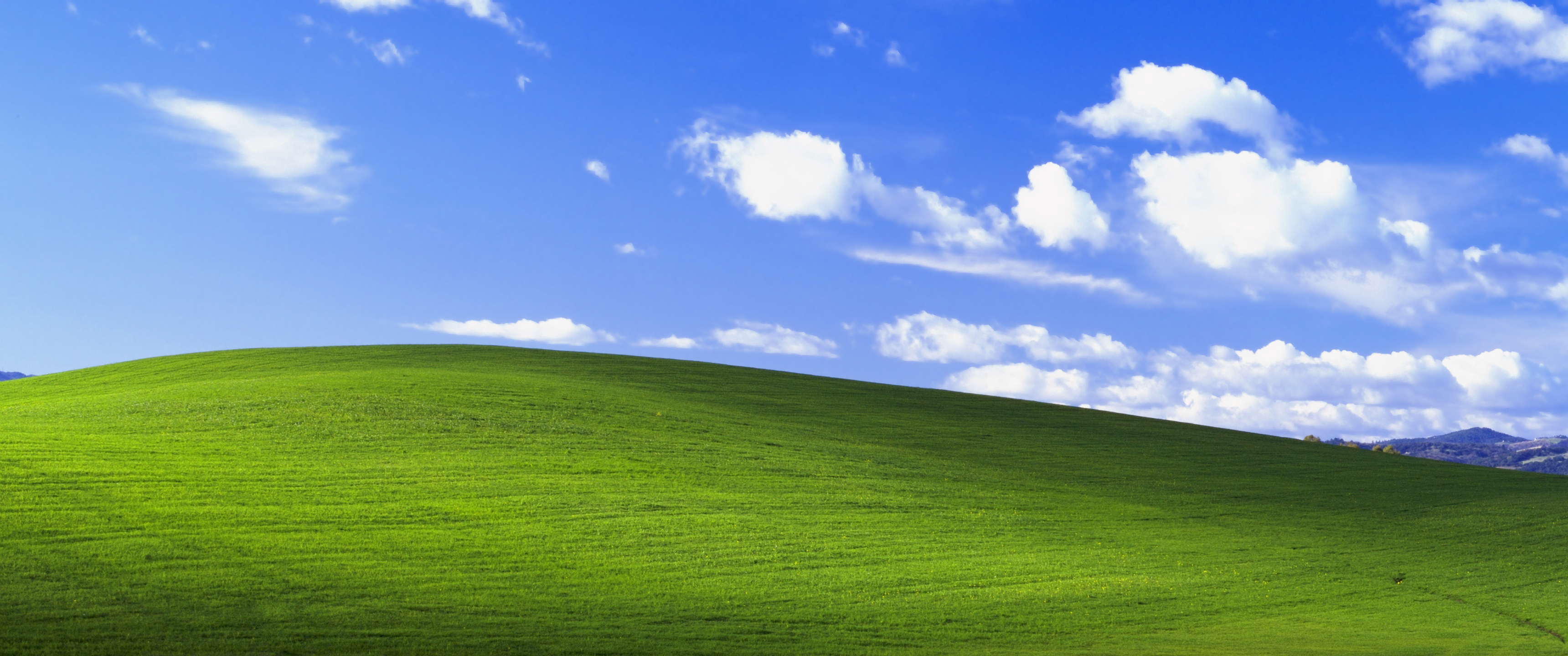 Bliss Windows XP Landscape Clouds Ultrawide Wallpaper -  Resolution:3440x1440 - ID:1252359 