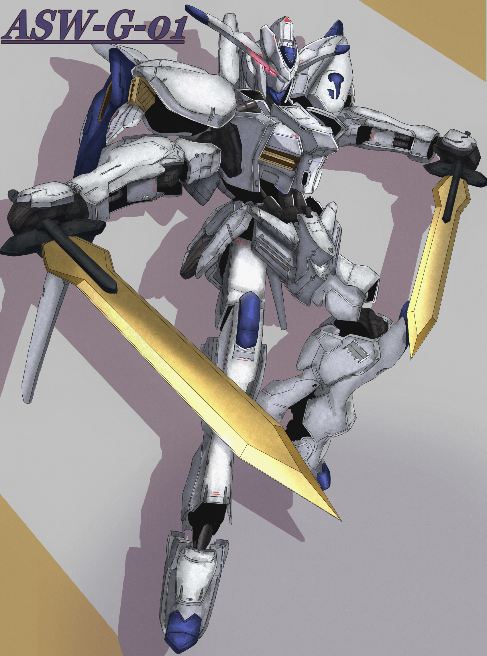 Anime Gundam Mechs Super Robot Wars Mobile Suit Gundam Iron Blooded Orphans Gundam Bael Artwork Digi 1700x2292