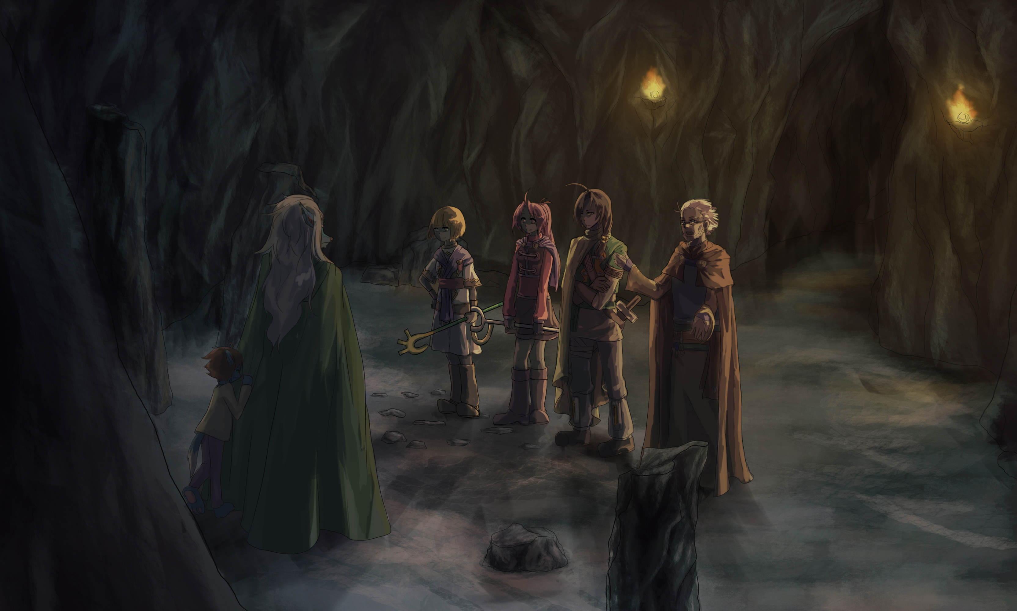 Video Game Golden Sun 3329x2000