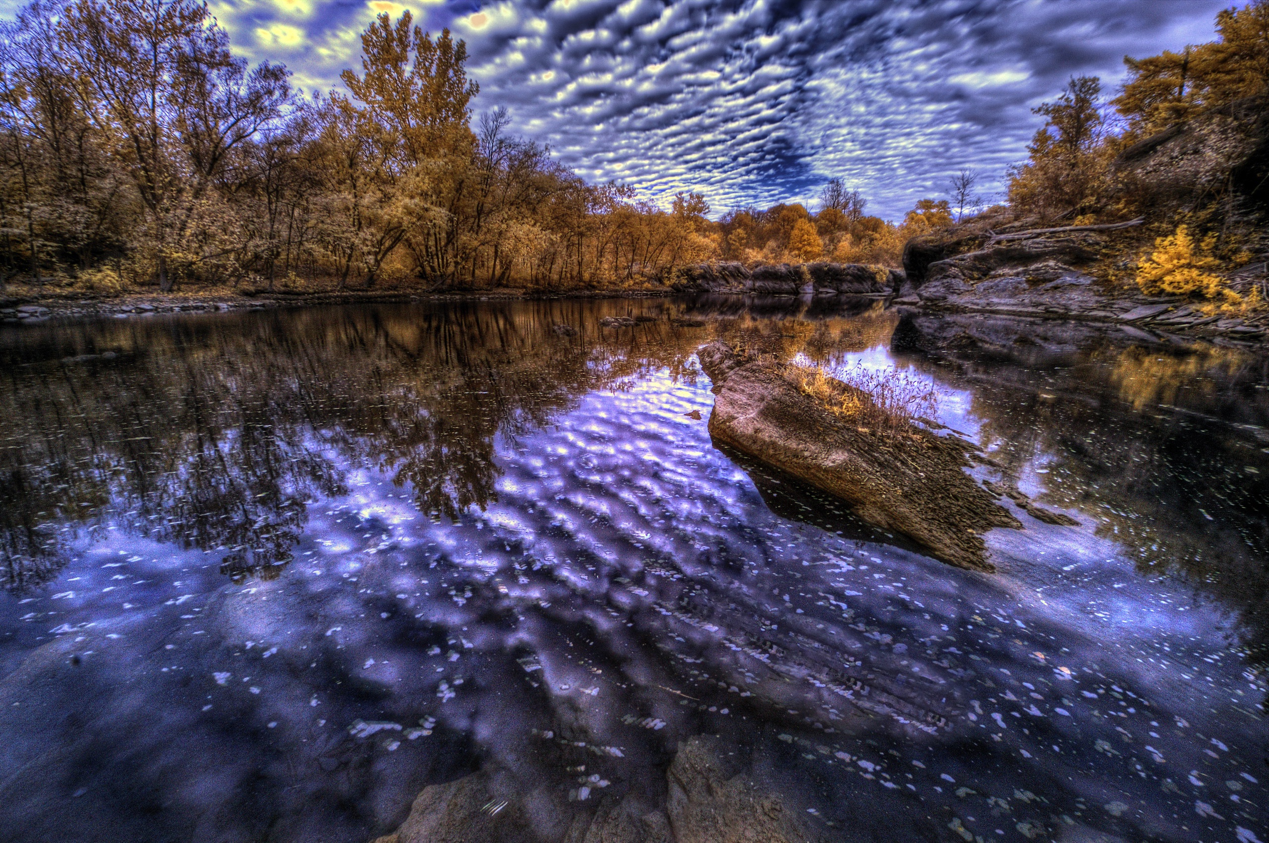 Nature Pennsylvania River Sky Usa 2560x1700