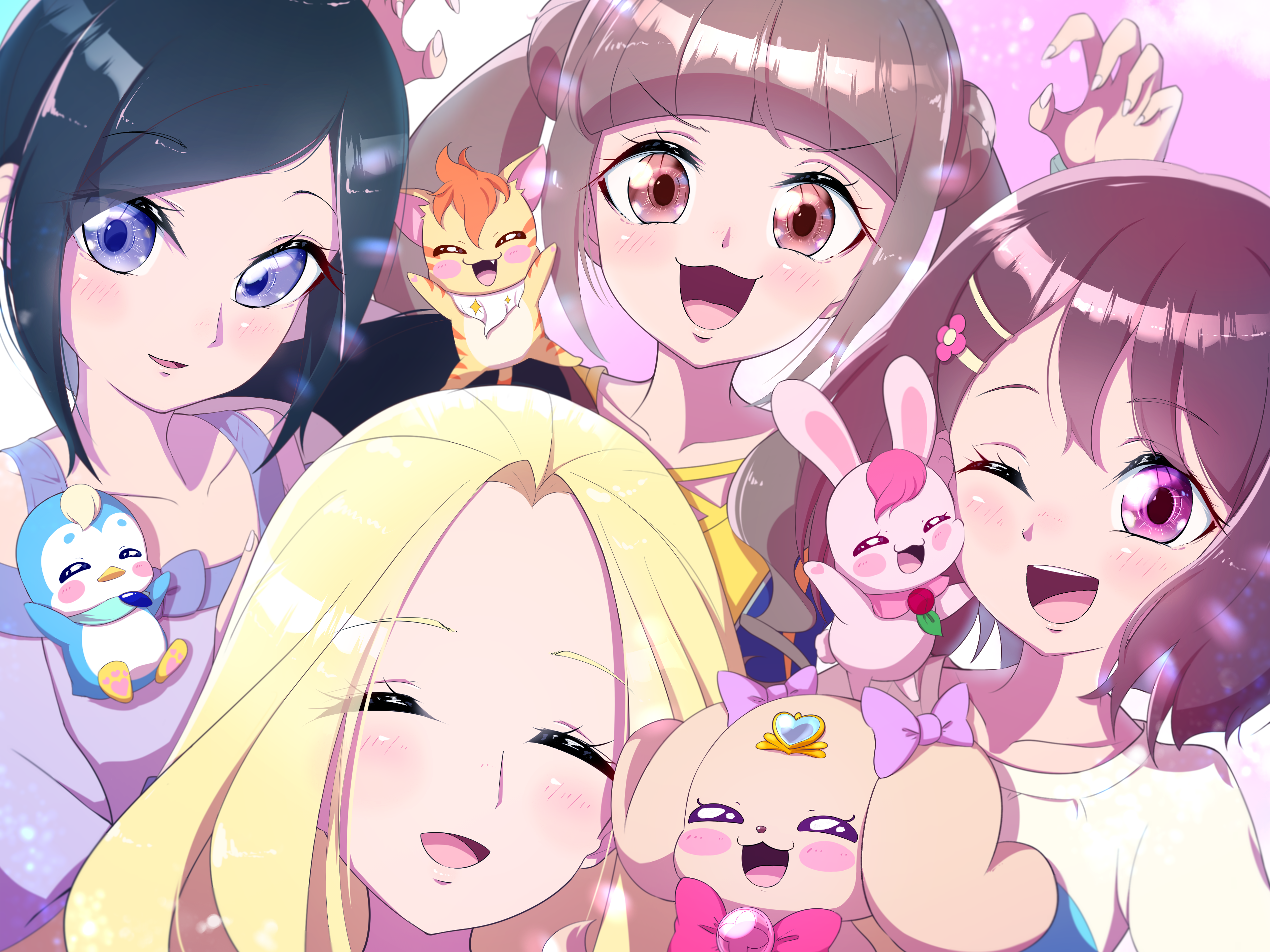 Pretty Cure Healin Good Precure Anime Girls 3775x2832