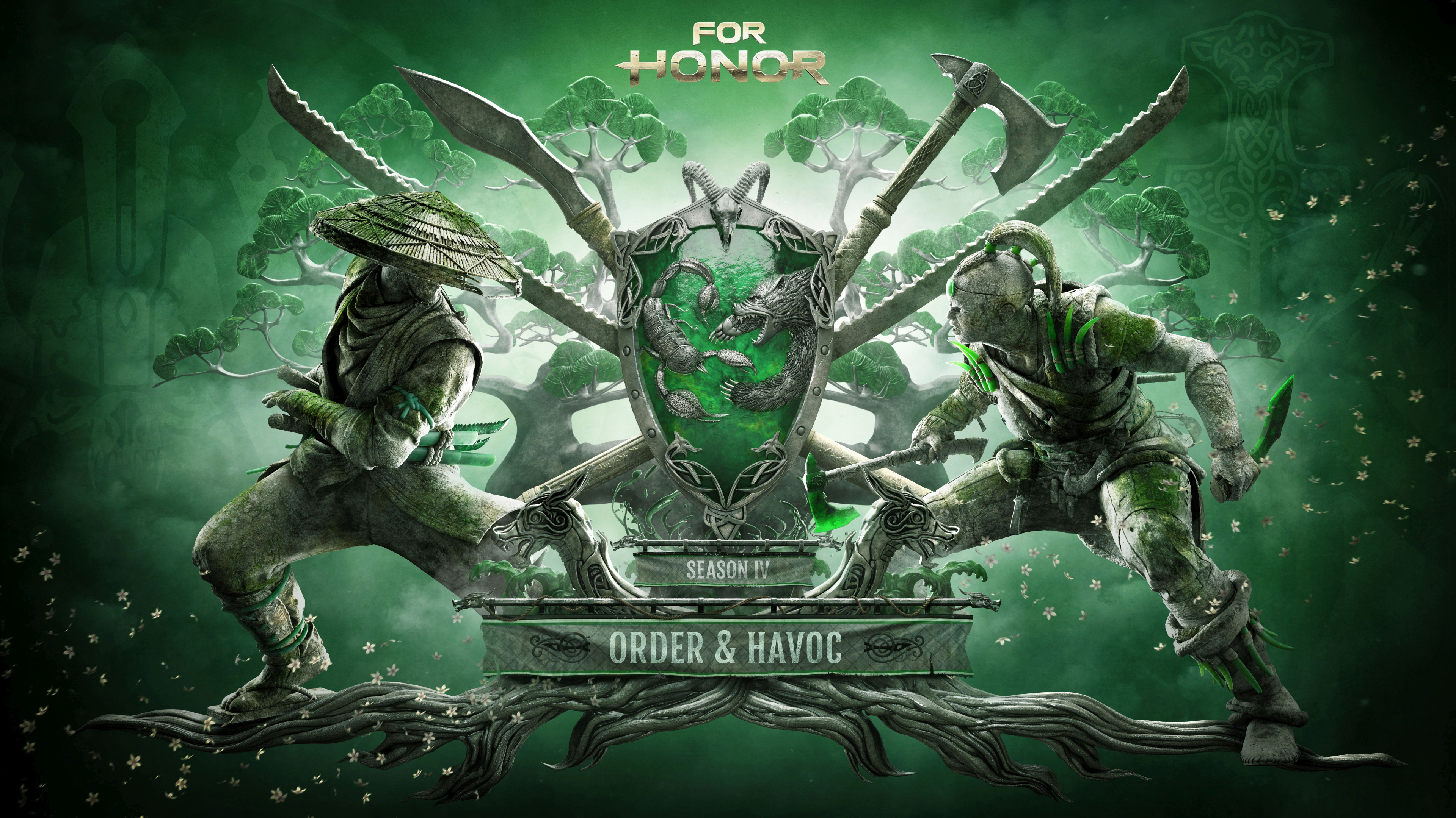 For Honor Video Game Green 3840x2160