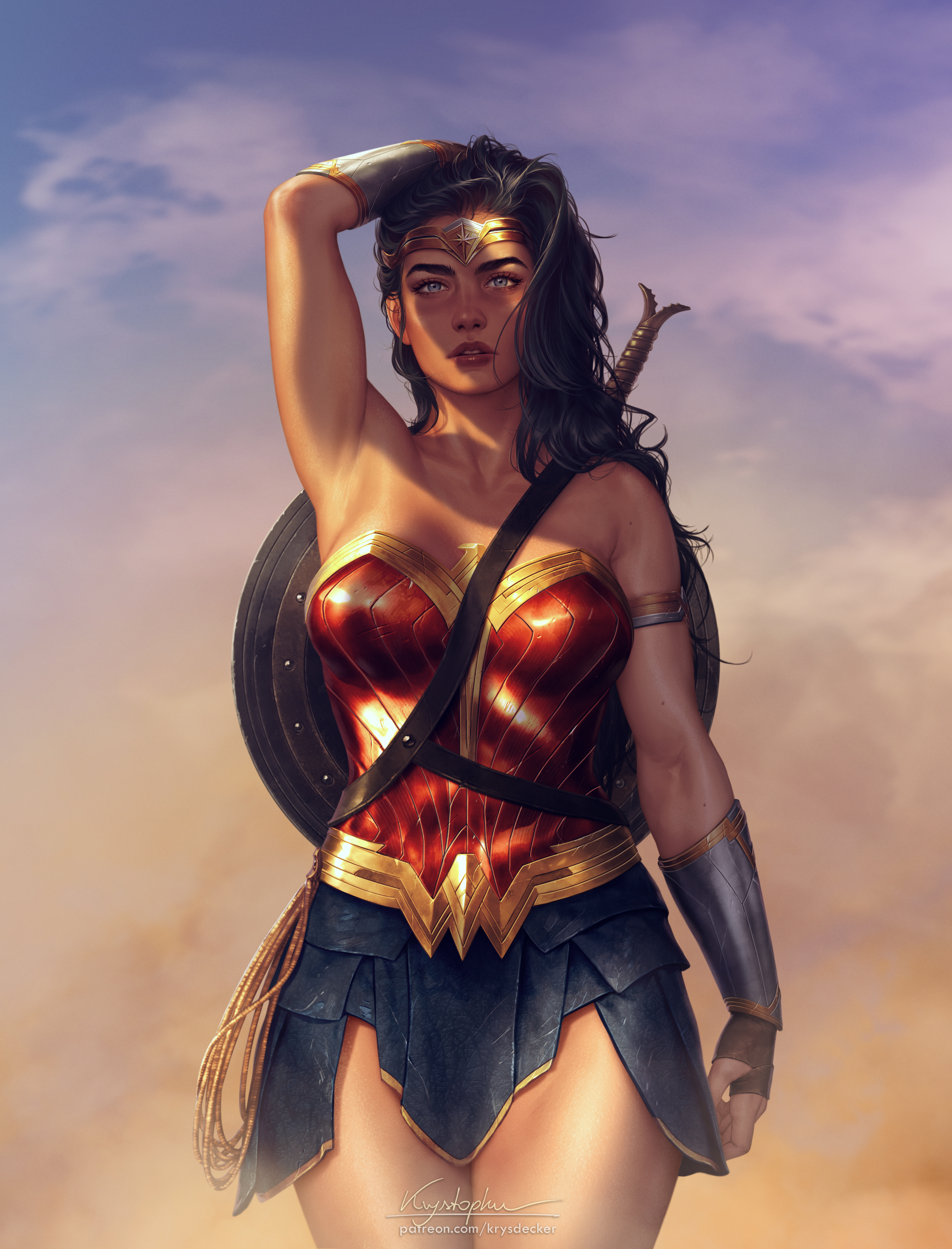 Wonder Woman Krys Decker Krystopher Decker Anime 3085x4047