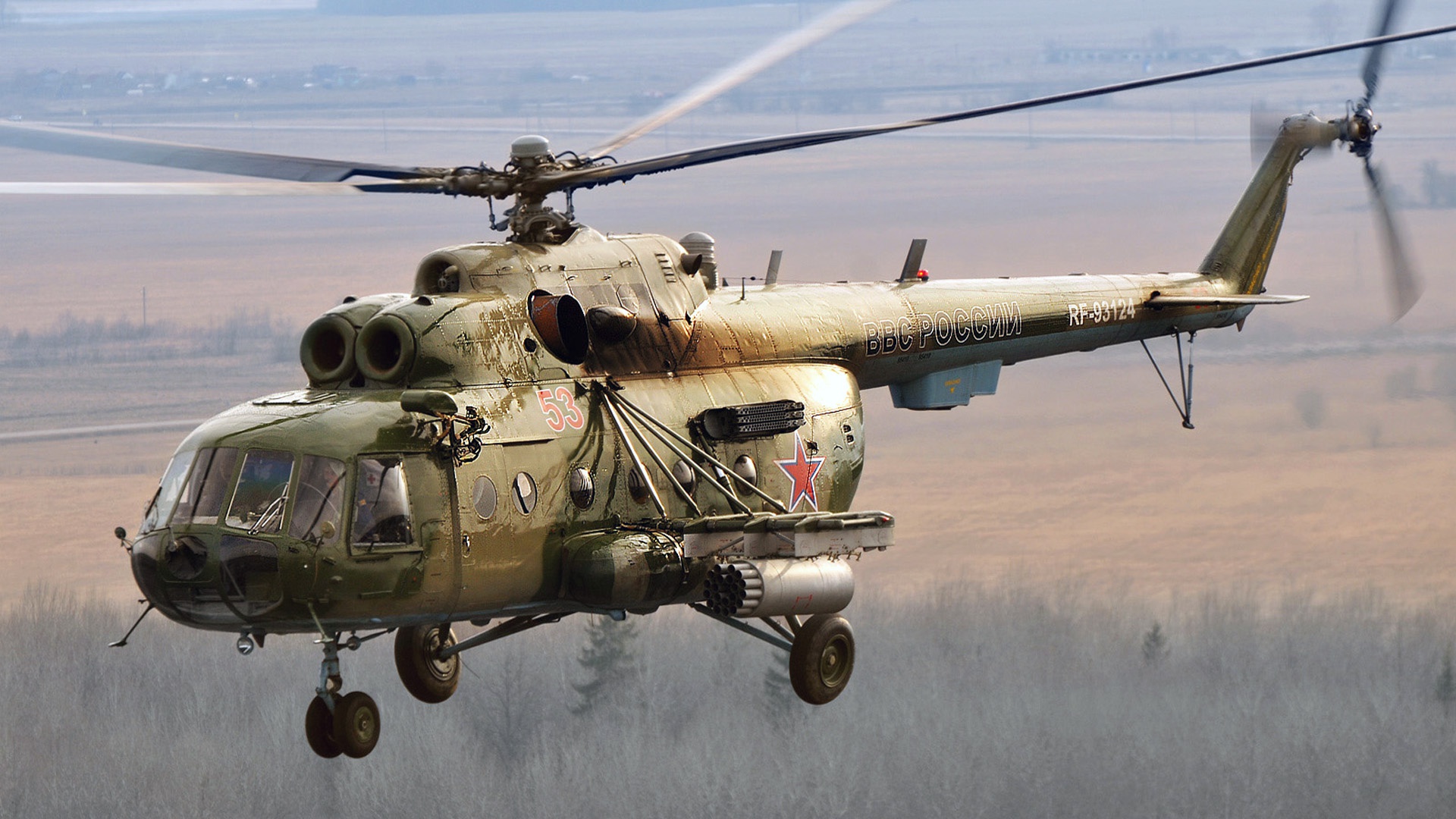 Aircraft Helicopter Mil Mi 17 1920x1080