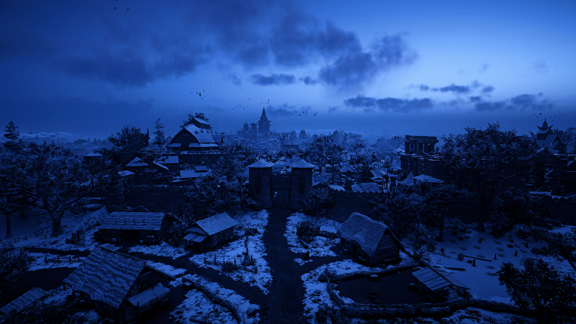 Assassins Creed Valhalla PC Gaming Snow Winter Viking Reshade 1920x1080