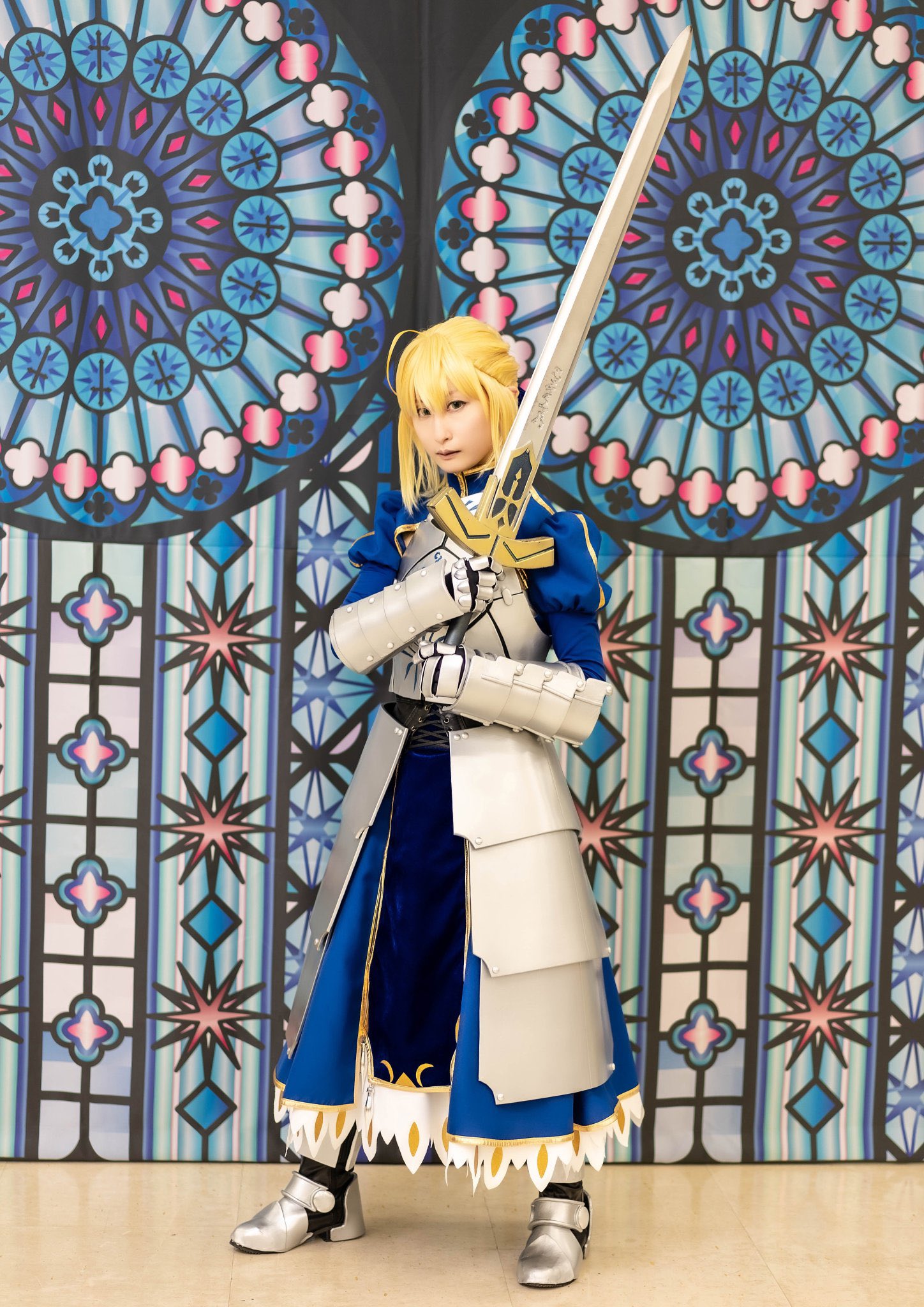 Asian Asian Cosplayer Cosplay Japanese Japanese Women Women Excalibur Fate Series Fate Stay Night Fa 1448x2048
