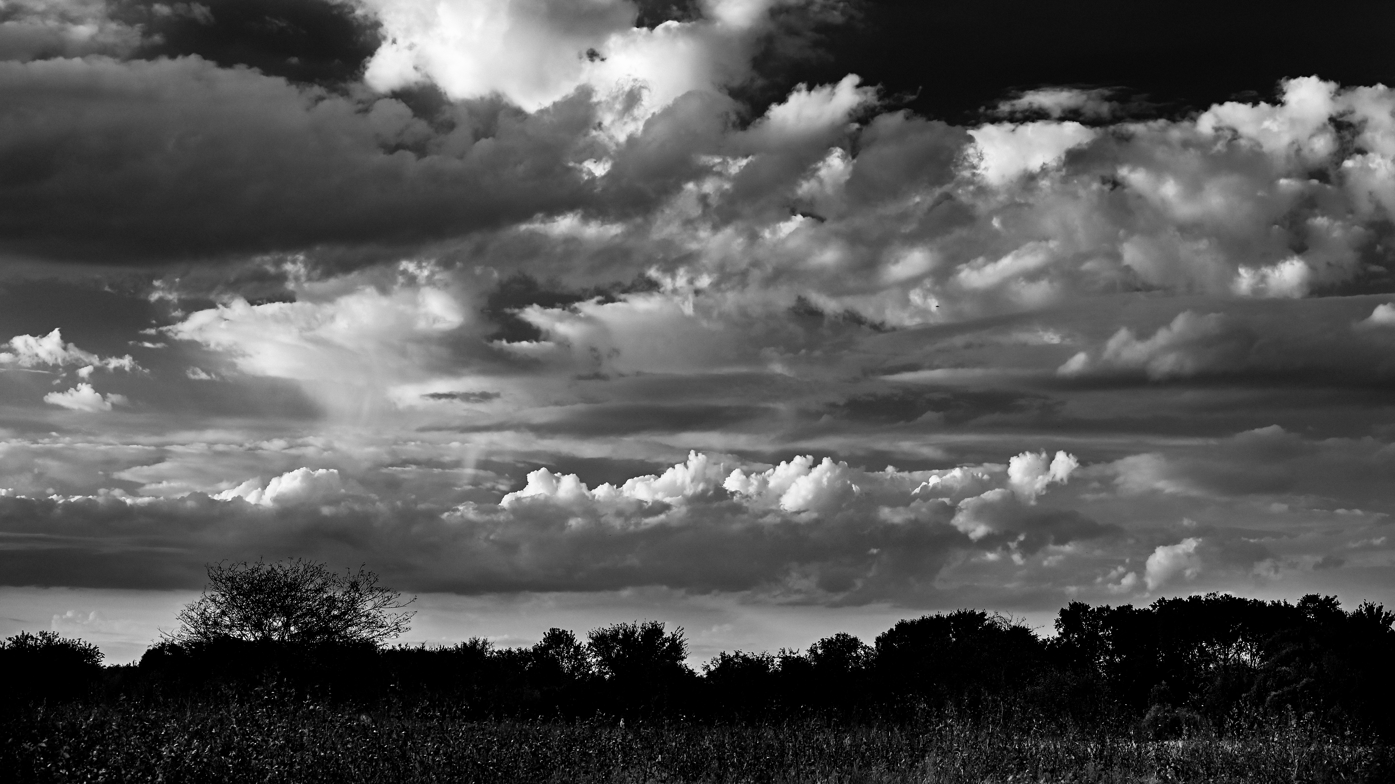 Clouds Nature Monochrome Photography Sky Landscape Film Grain 4819x2711