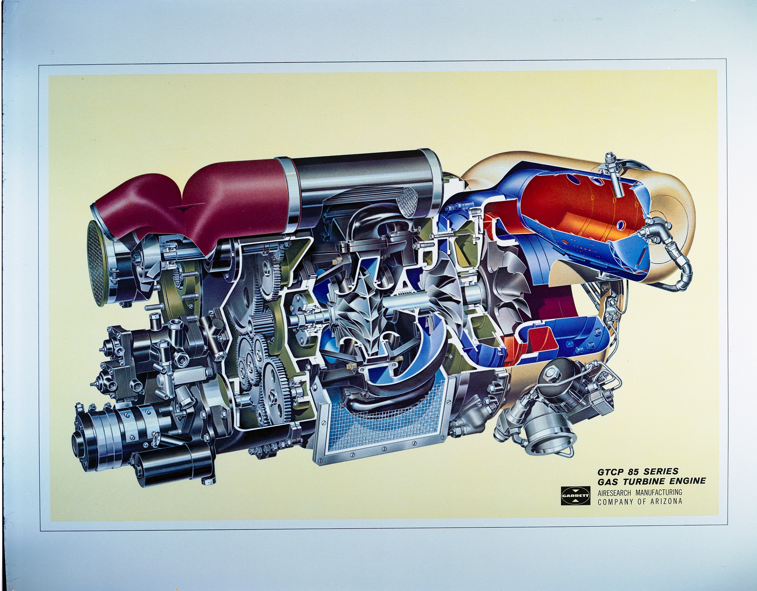 Jet Engine Cutaway Diagrams 2560x1998