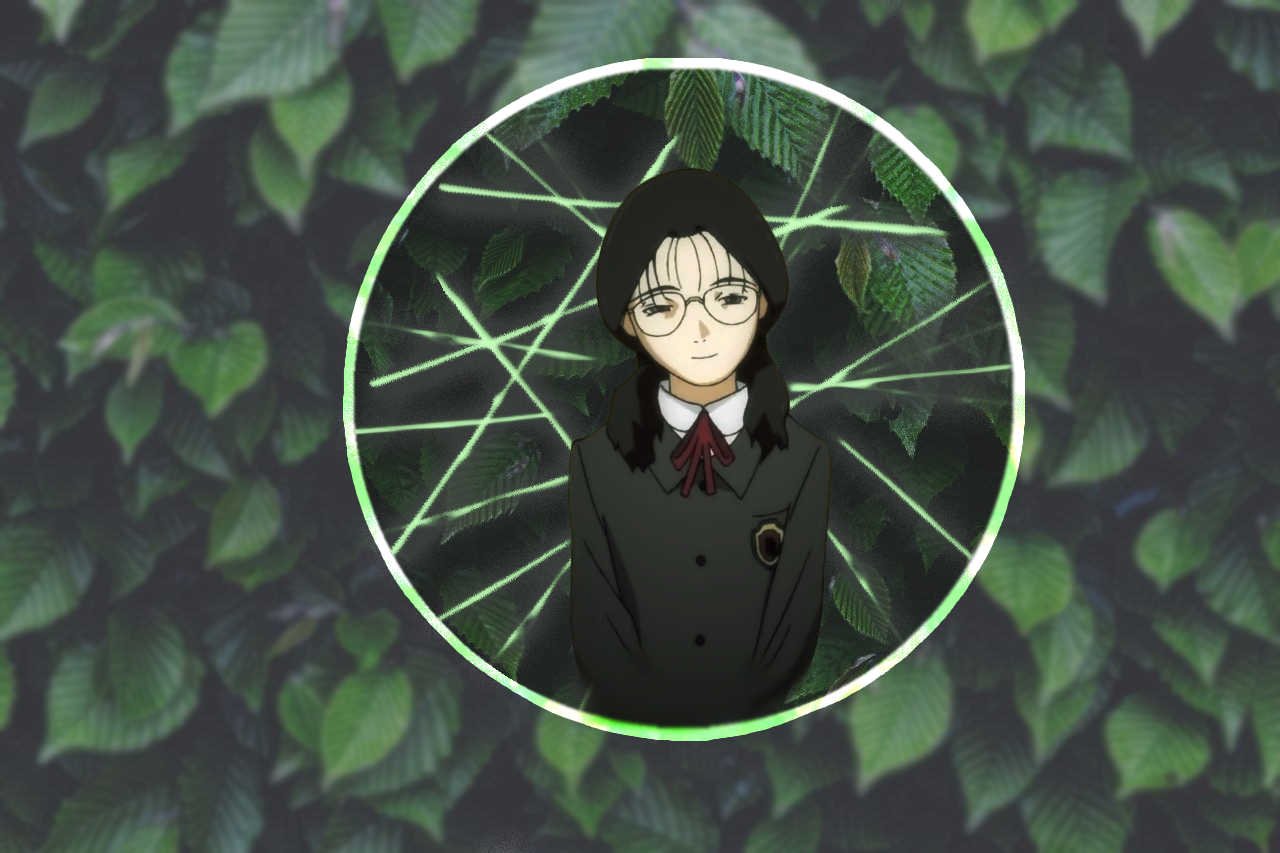 Forest Leaves Green Background Blurred Blurry Background Circle Serial Experiments Lain Glasses Neck 1280x853